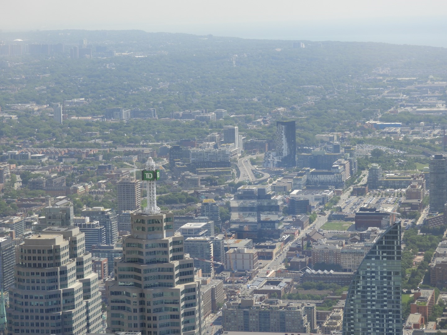 Views from the Skypad level of the CN Tower in downtown Toronto ON 6 of 31 (#8576)