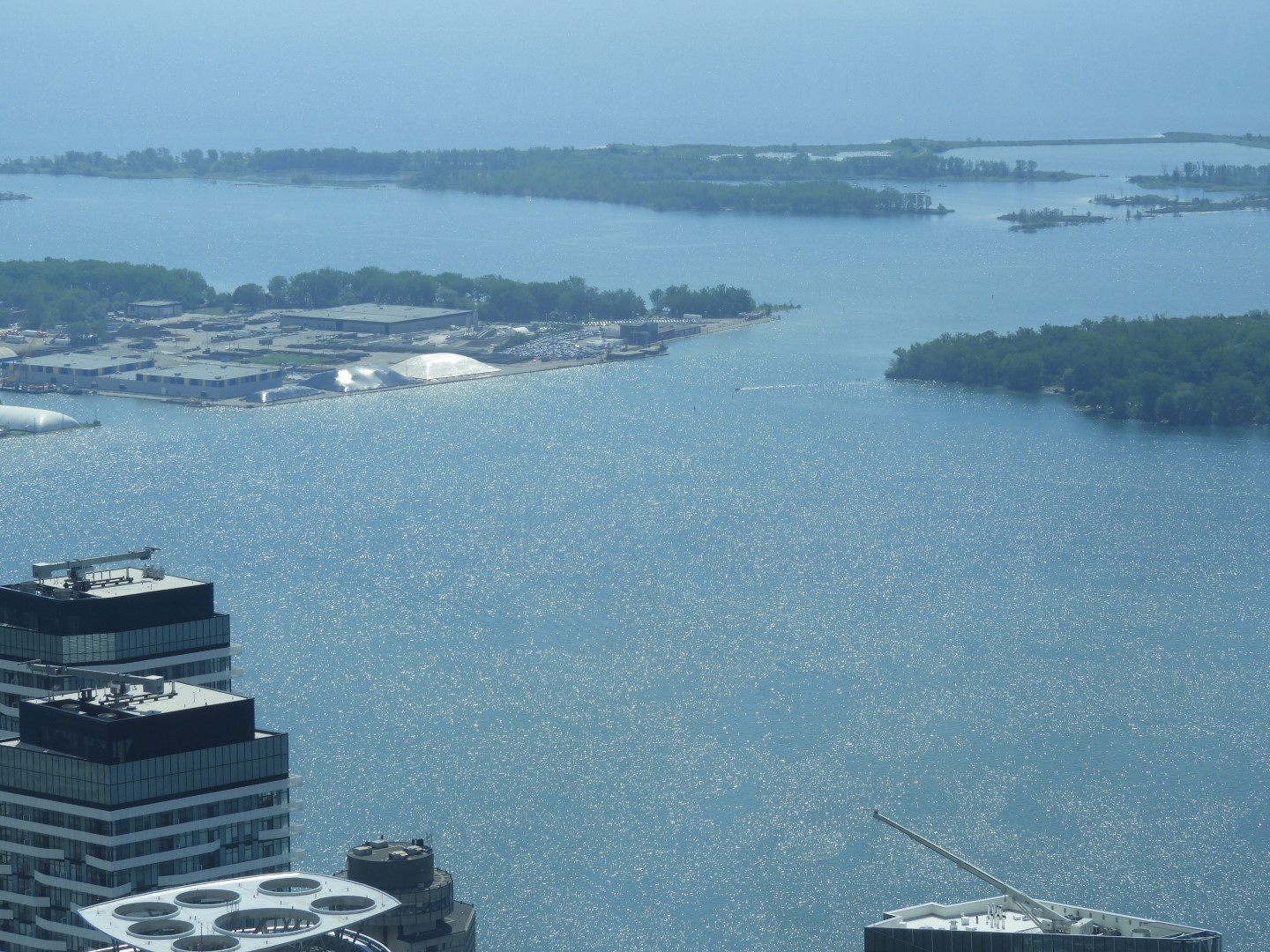 Views from the Skypad level of the CN Tower in downtown Toronto ON 7 of 31 (#8577)