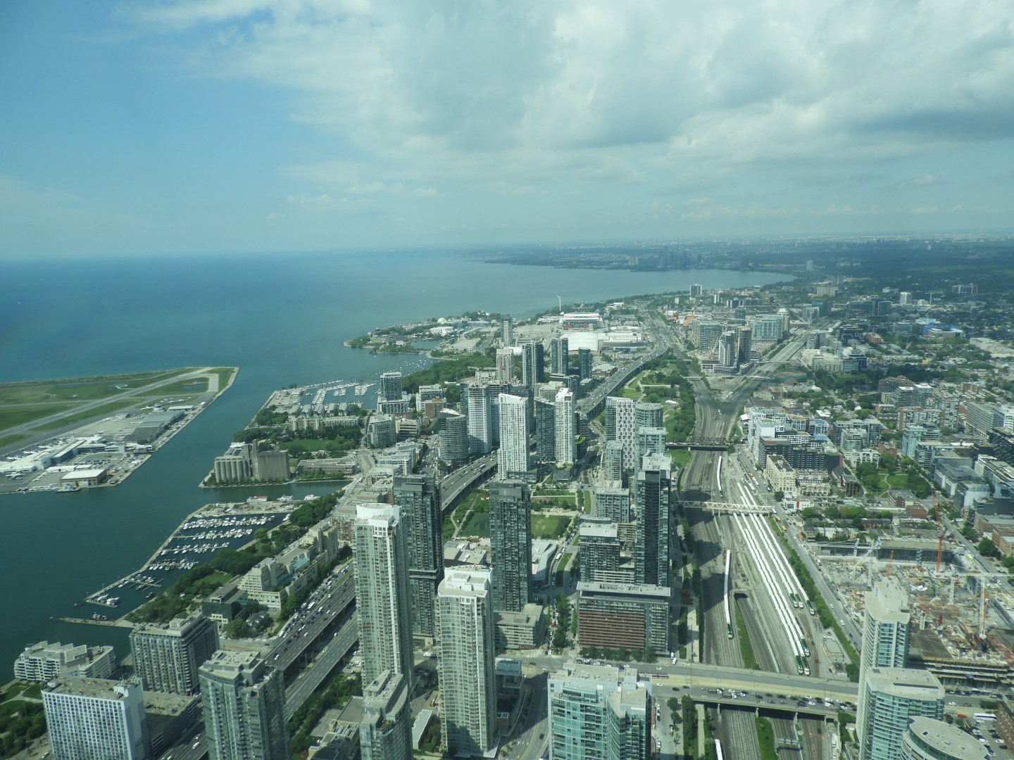 Views from the Skypad level of the CN Tower in downtown Toronto ON 11 of 31 (#8581)