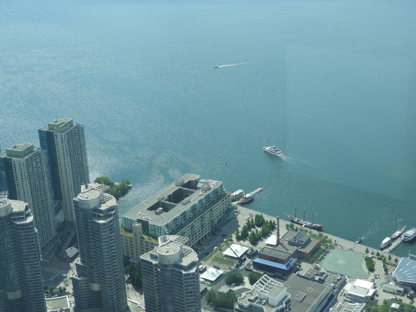 Views from the Skypad level of the CN Tower in downtown Toronto ON 15 of 31 (#8585)