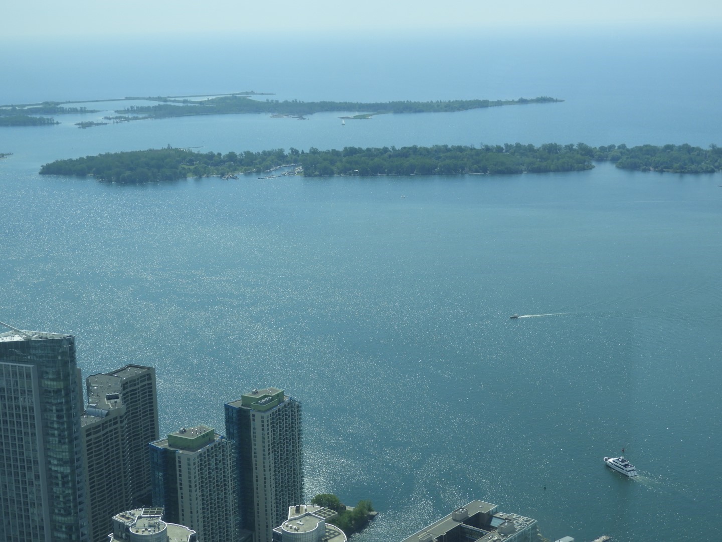 Views from the Skypad level of the CN Tower in downtown Toronto ON 16 of 31 (#8586)