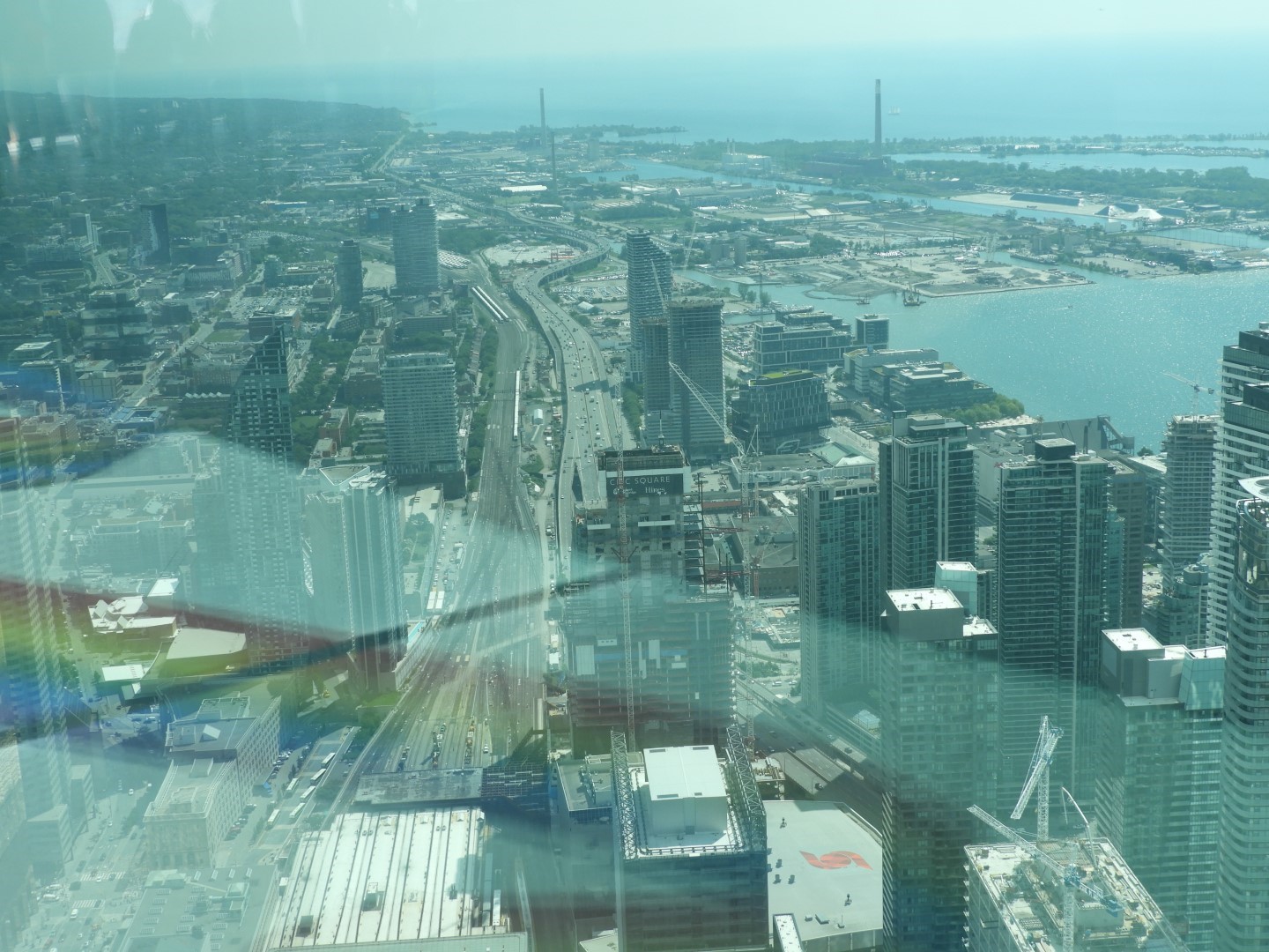 Views from the Skypad level of the CN Tower in downtown Toronto ON 19 of 31 (#8589)