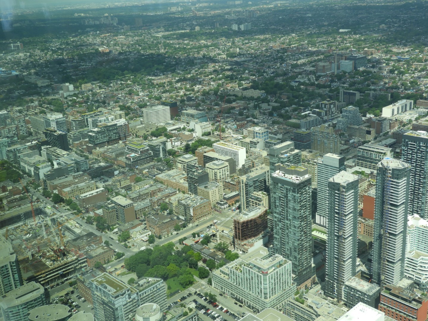 Views from the Skypad level of the CN Tower in downtown Toronto ON 22 of 31 (#8592)