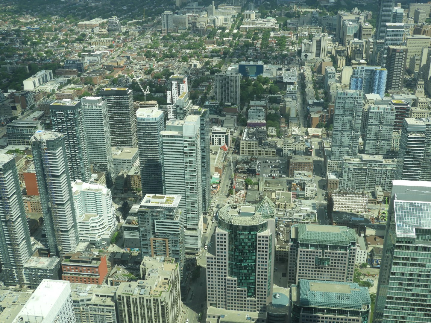 Views from the Skypad level of the CN Tower in downtown Toronto ON 23 of 31 (#8593)