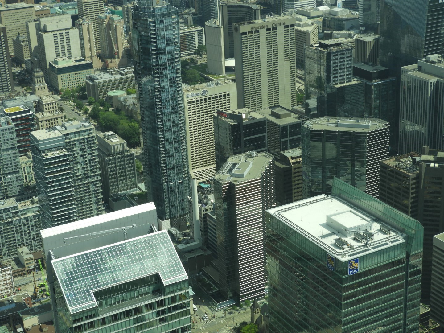 Views from the Skypad level of the CN Tower in downtown Toronto ON 24 of 31 (#8594)