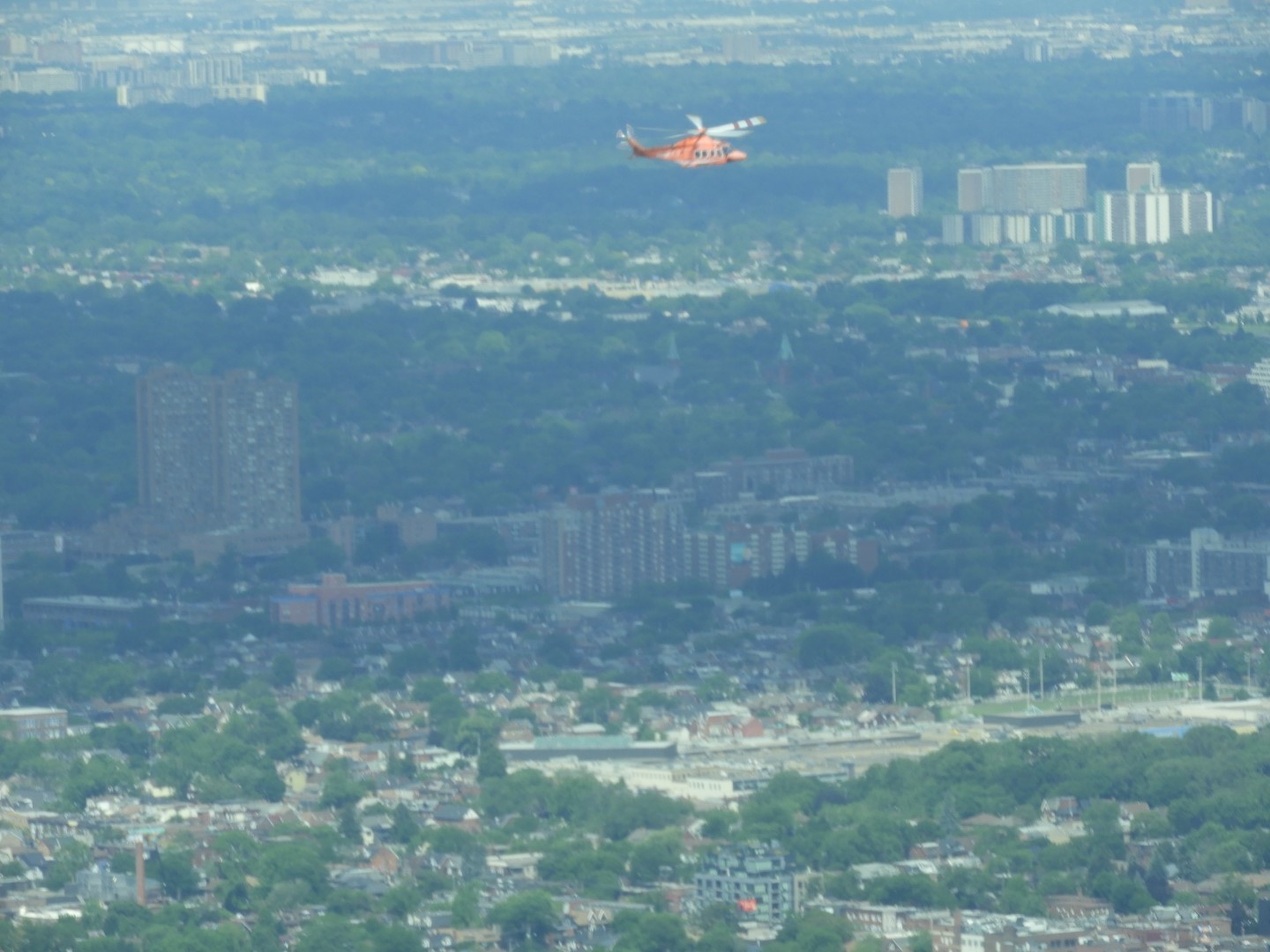 Views from the Skypad level of the CN Tower in downtown Toronto ON 26 of 31 (#8596)