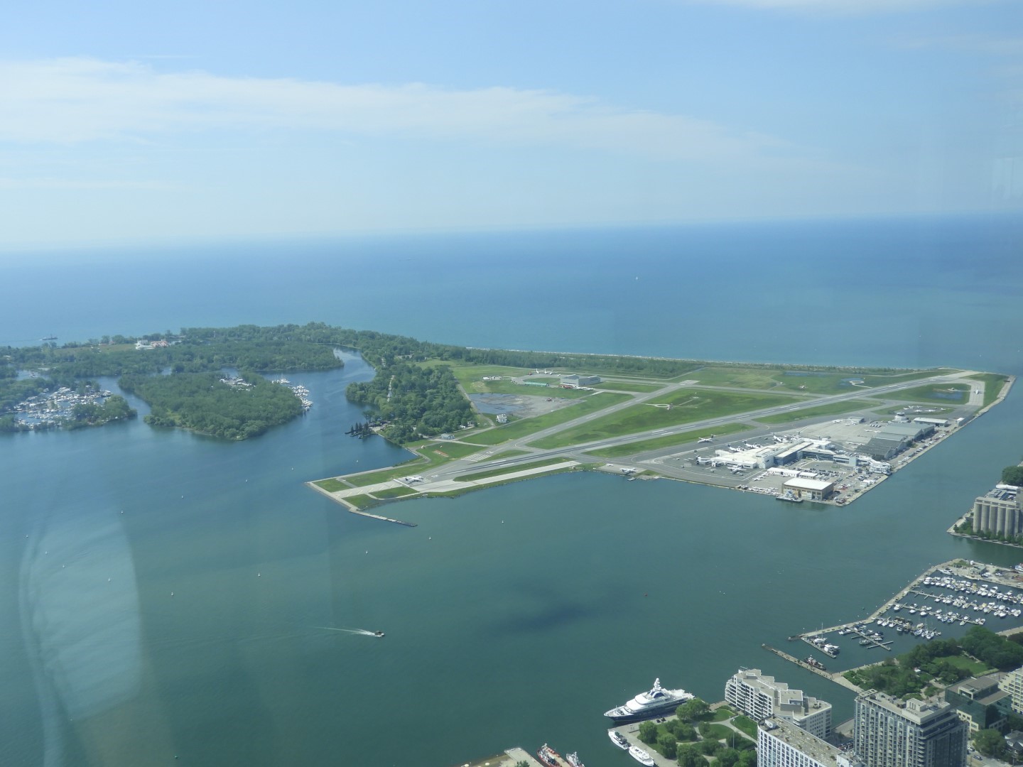 Views from the Skypad level of the CN Tower in downtown Toronto ON 28 of 31 (#8598)