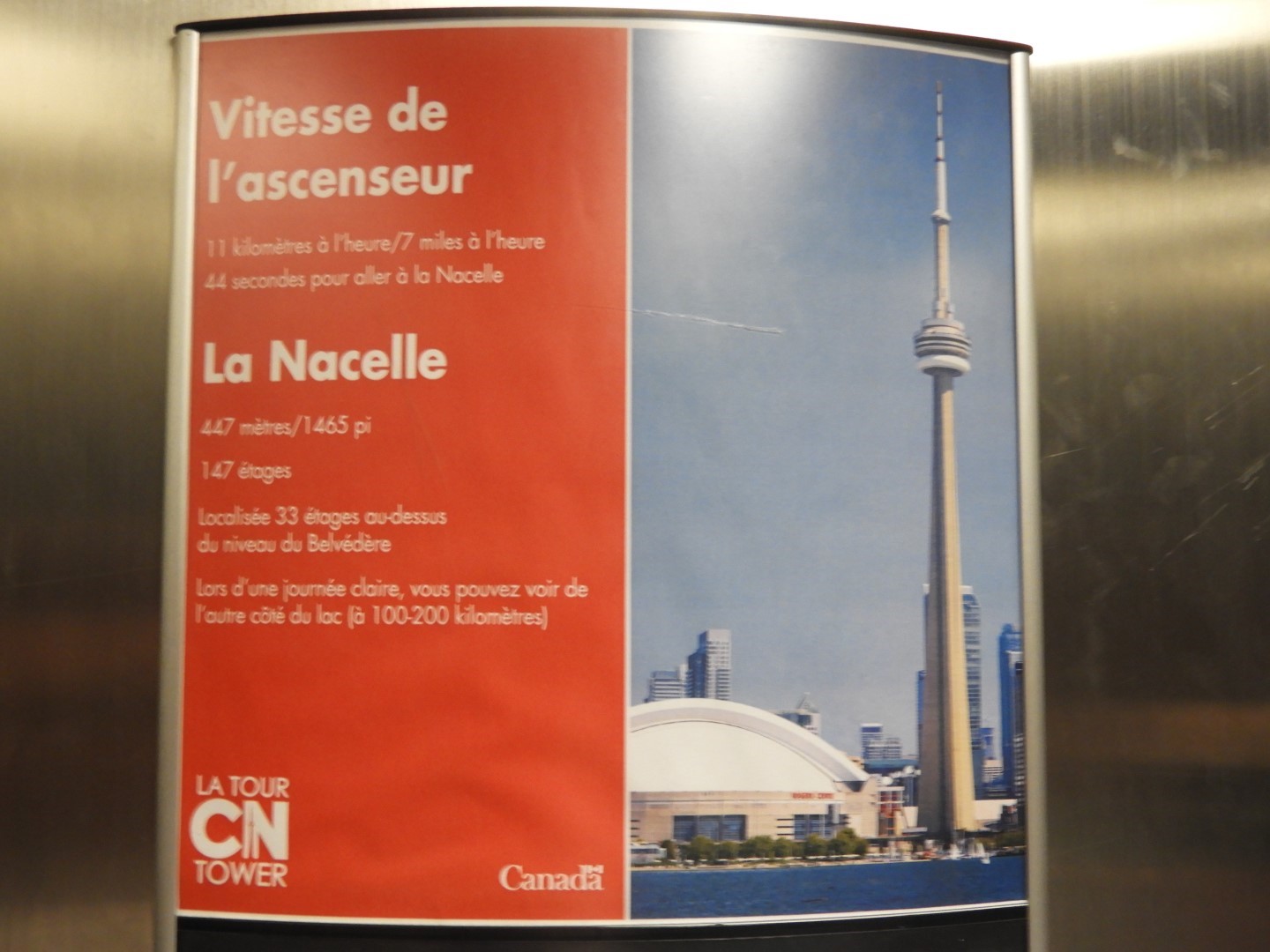 Views from the main level of the CN Tower in downtown Toronto ON 4 of 14 (#8603)