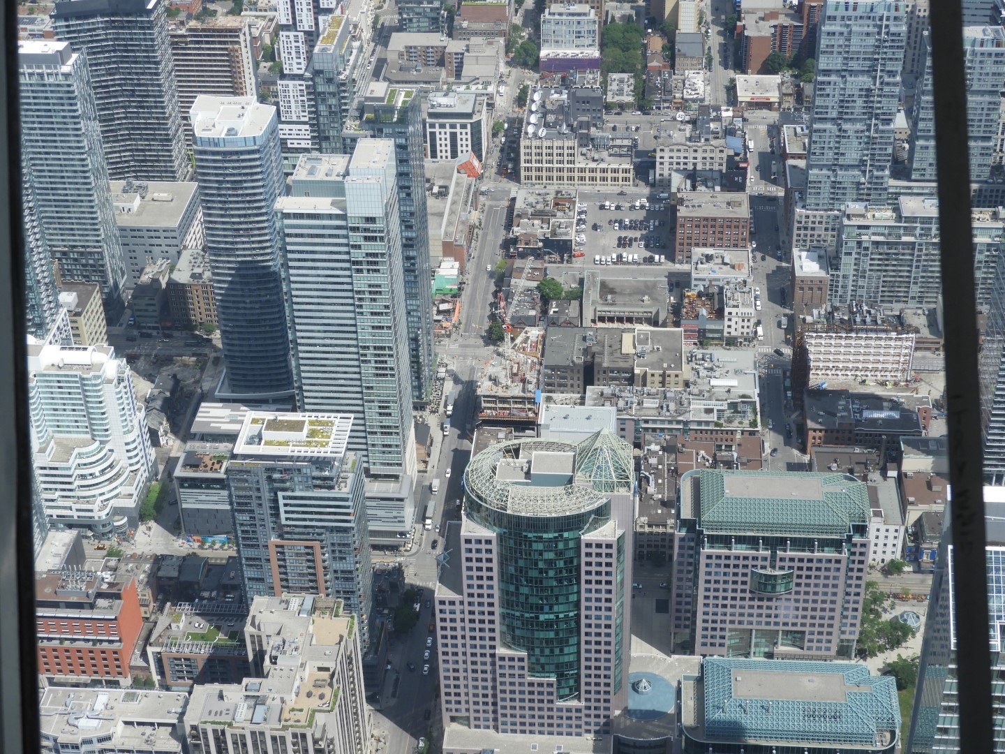 Views from the main level of the CN Tower in downtown Toronto ON 5 of 14 (#8604)