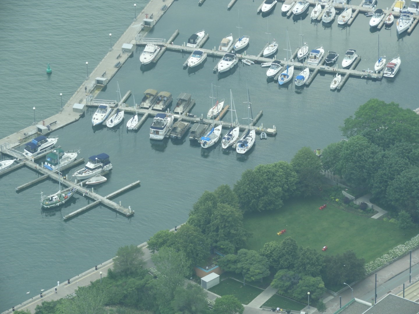Views from the main level of the CN Tower in downtown Toronto ON 8 of 14 (#8607)