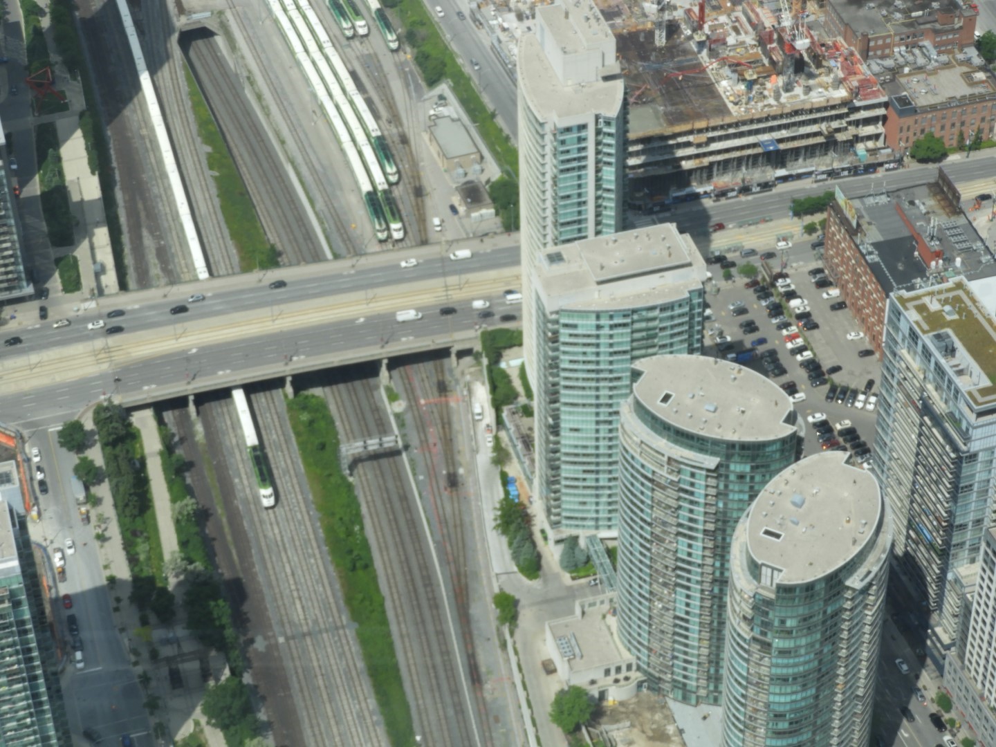 Views from the main level of the CN Tower in downtown Toronto ON 10 of 14 (#8609)