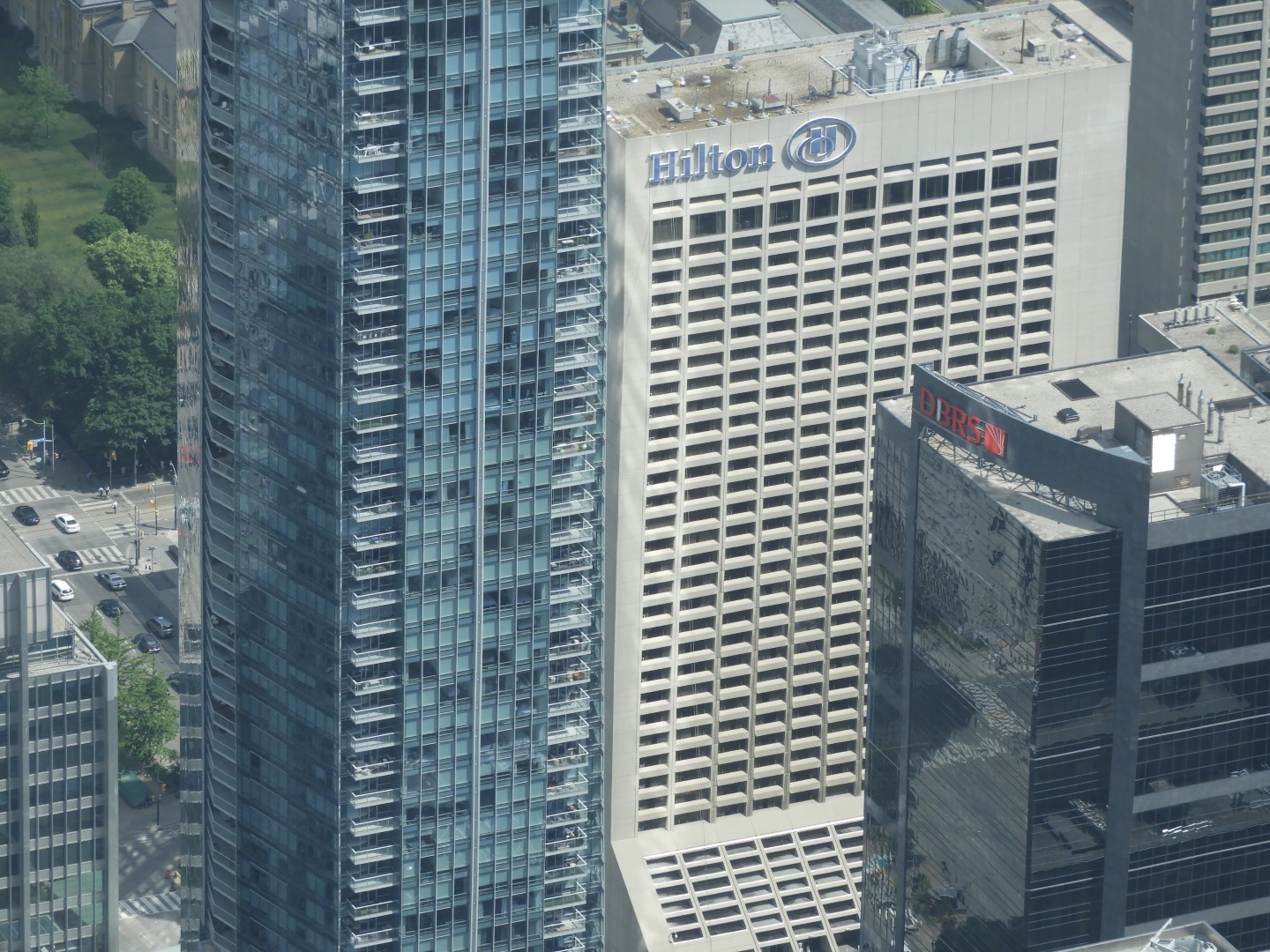 Views from the main level of the CN Tower in downtown Toronto ON 11 of 14 (#8610)