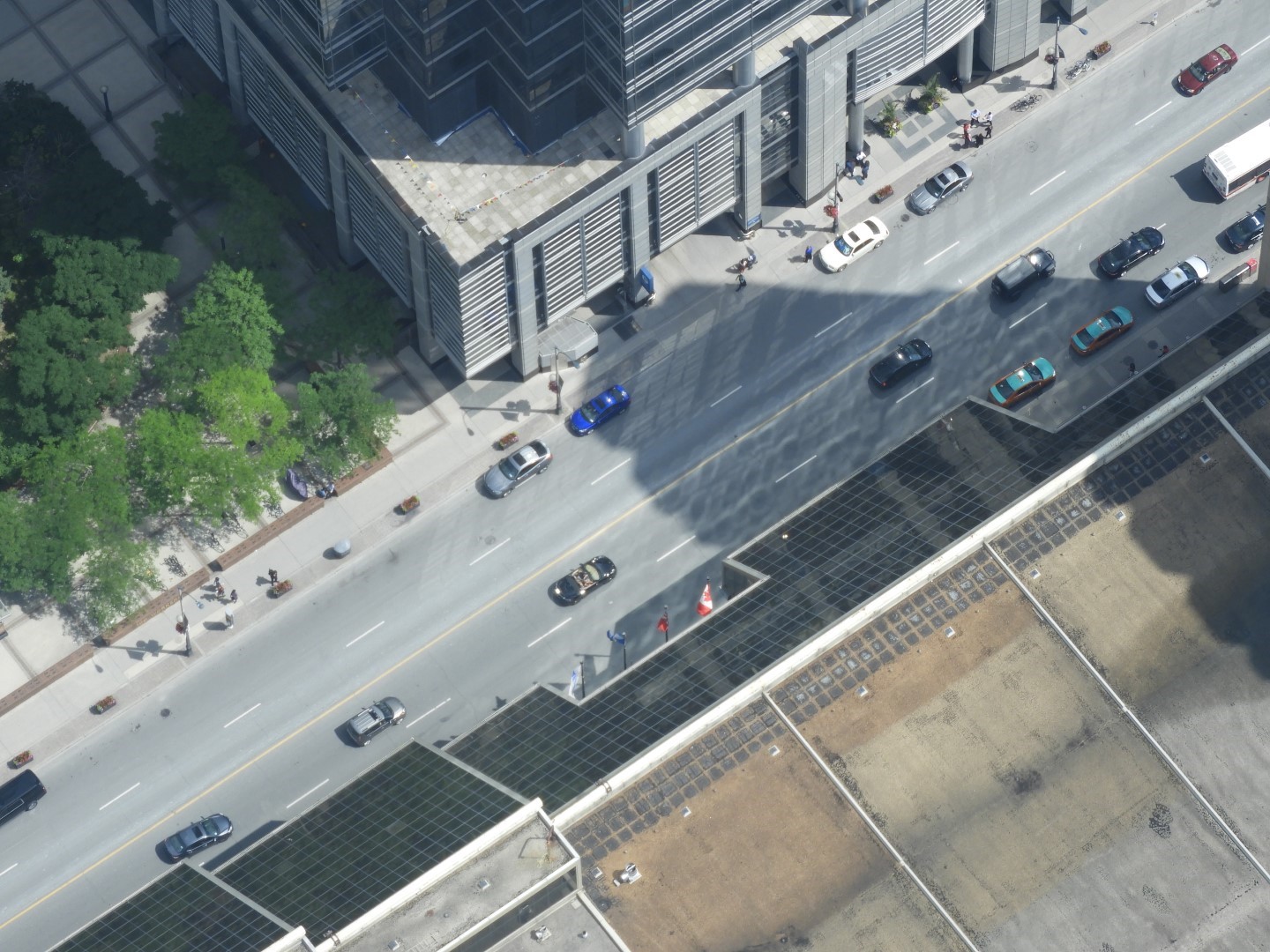 Views from the main level of the CN Tower in downtown Toronto ON 13 of 14 (#8612)