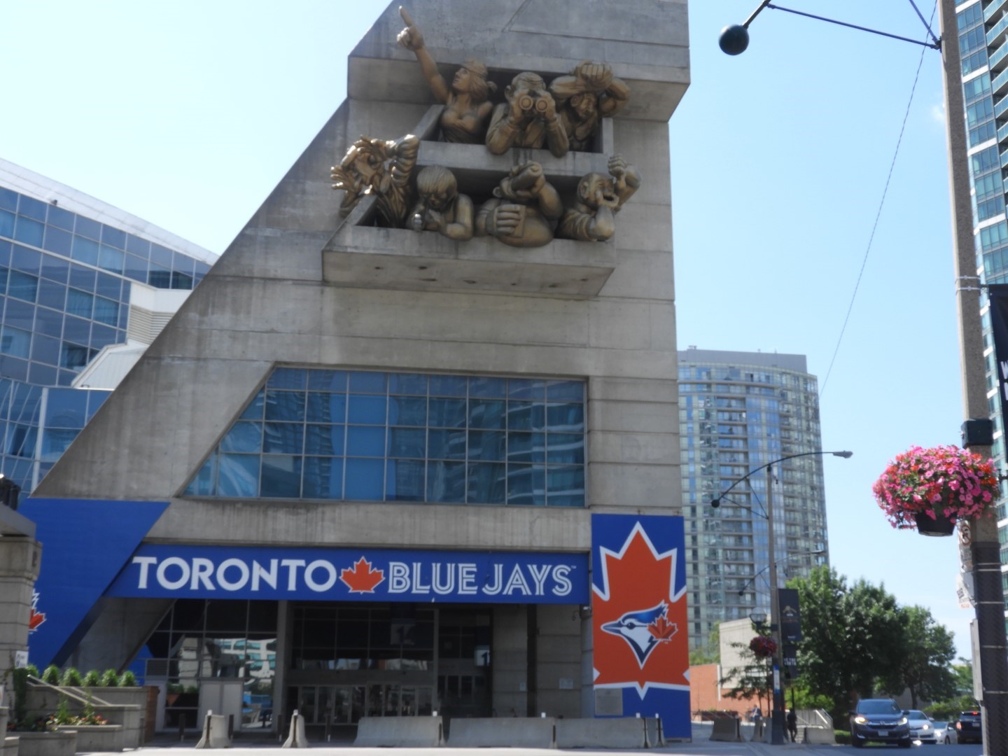 Toronto Bluejays Stadium adjacent to the CN Tower 3 of  3 (#8637)
