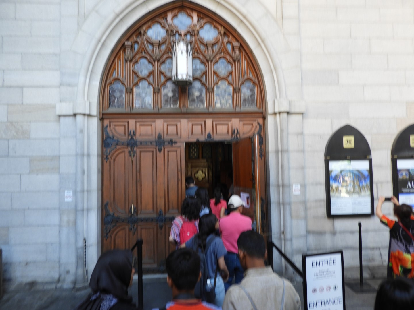 From the outside of Notre Dame Basilica in Montreal QC 6 of  6 (#8735)