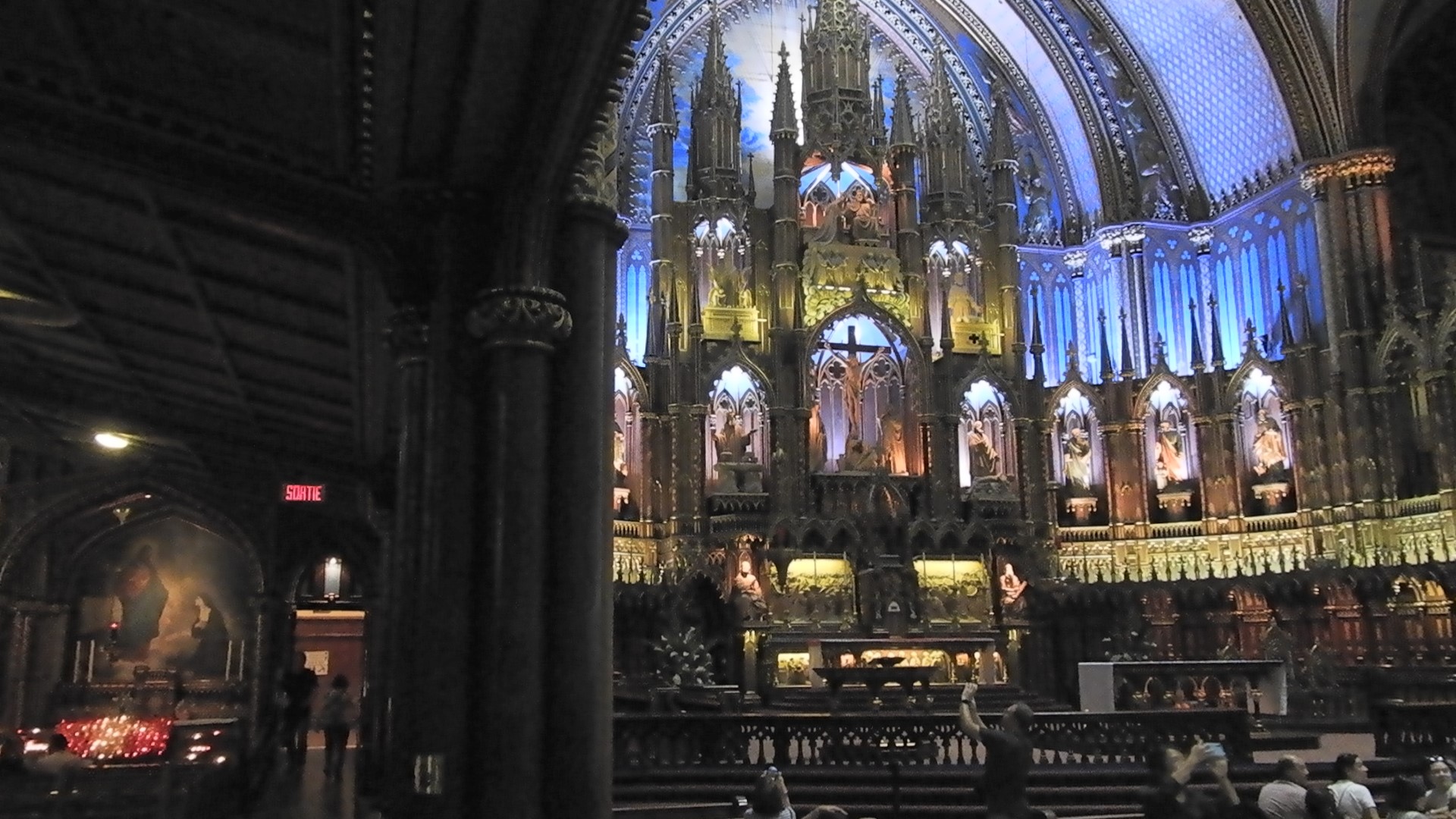 Inside Notre Dame Basilica in Montreal QC 4 of 15 (#8744)