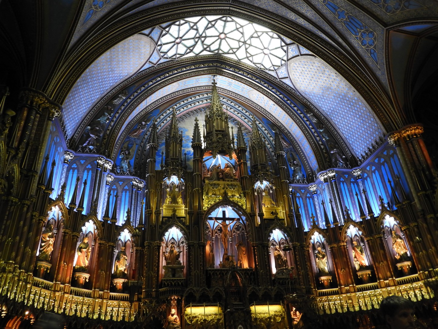 Inside Notre Dame Basilica in Montreal QC 6 of 15 (#8747)
