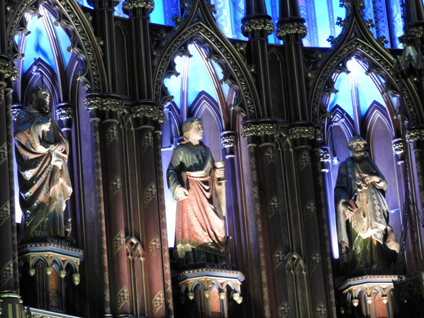 Inside Notre Dame Basilica in Montreal QC 8 of 15 (#8749)
