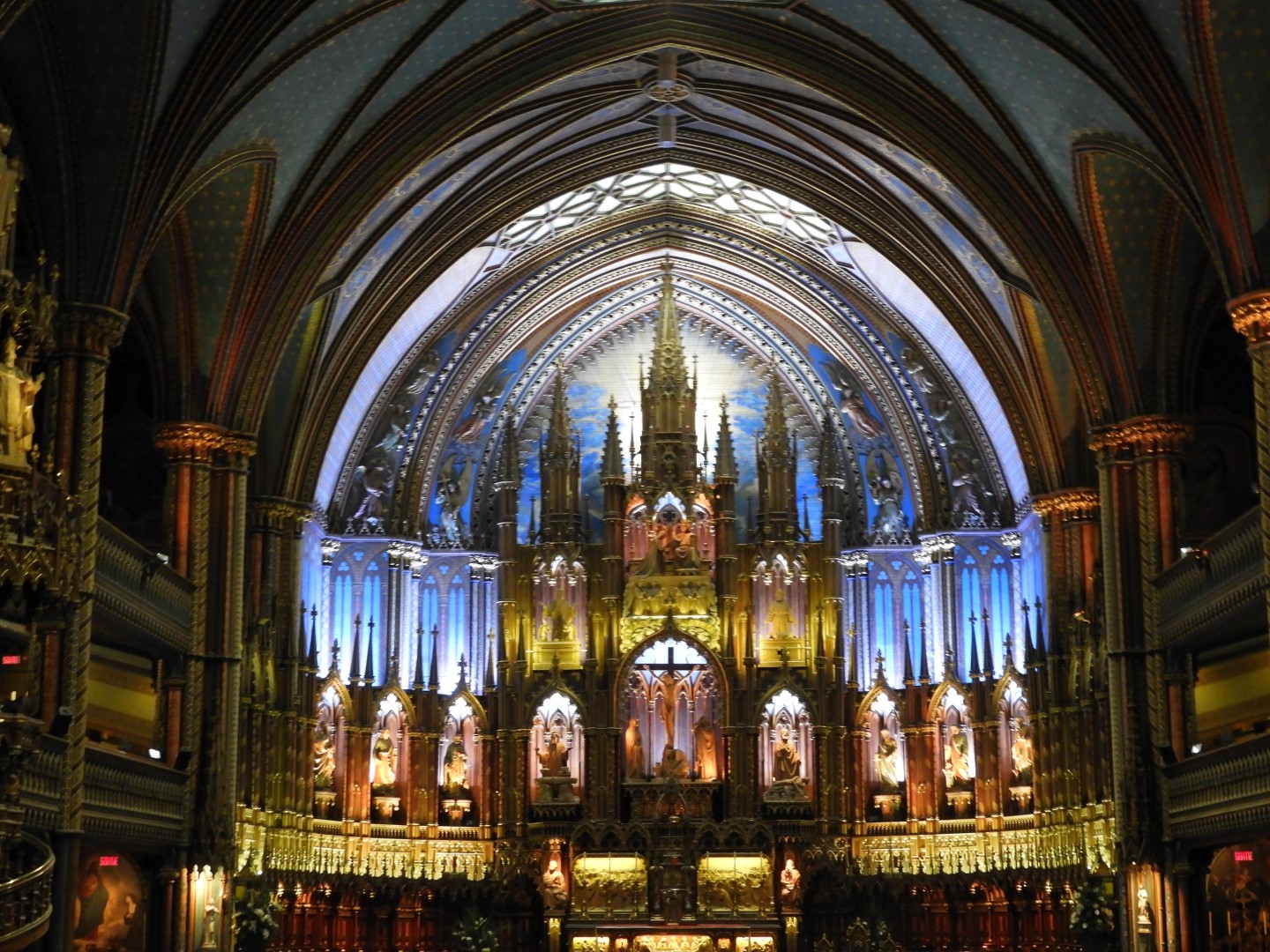Inside Notre Dame Basilica in Montreal QC 14 of 15 (#8755)