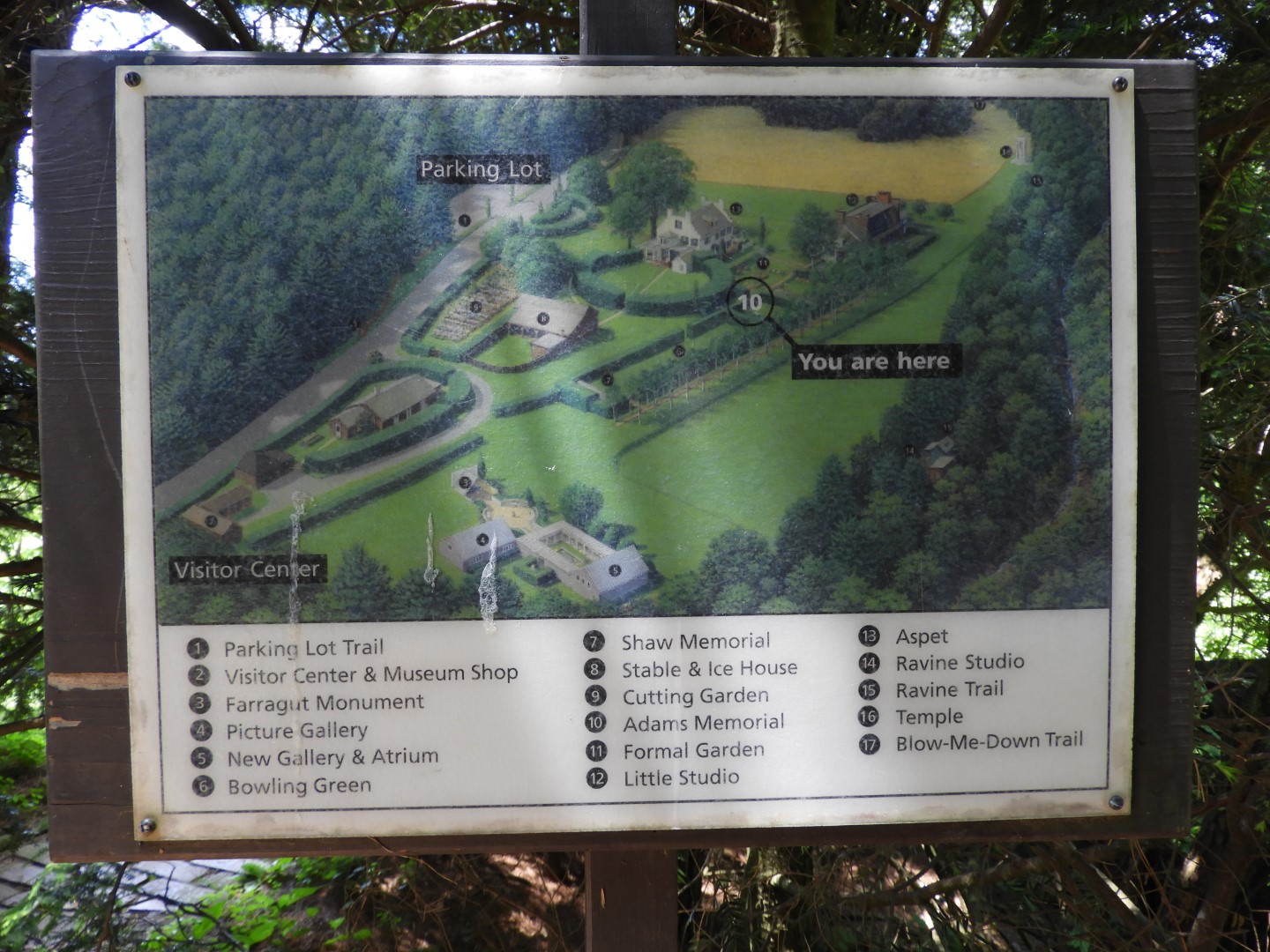 Signs and the house at Saint Gaudens National Historic Site NH 2 of  8 (#8882)