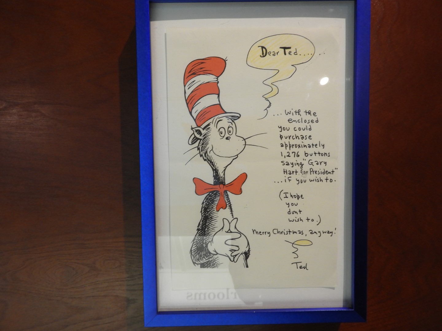 About Ted himself at Dr. Seuss Museum in Springfield MA 109 of 111 (#9196)