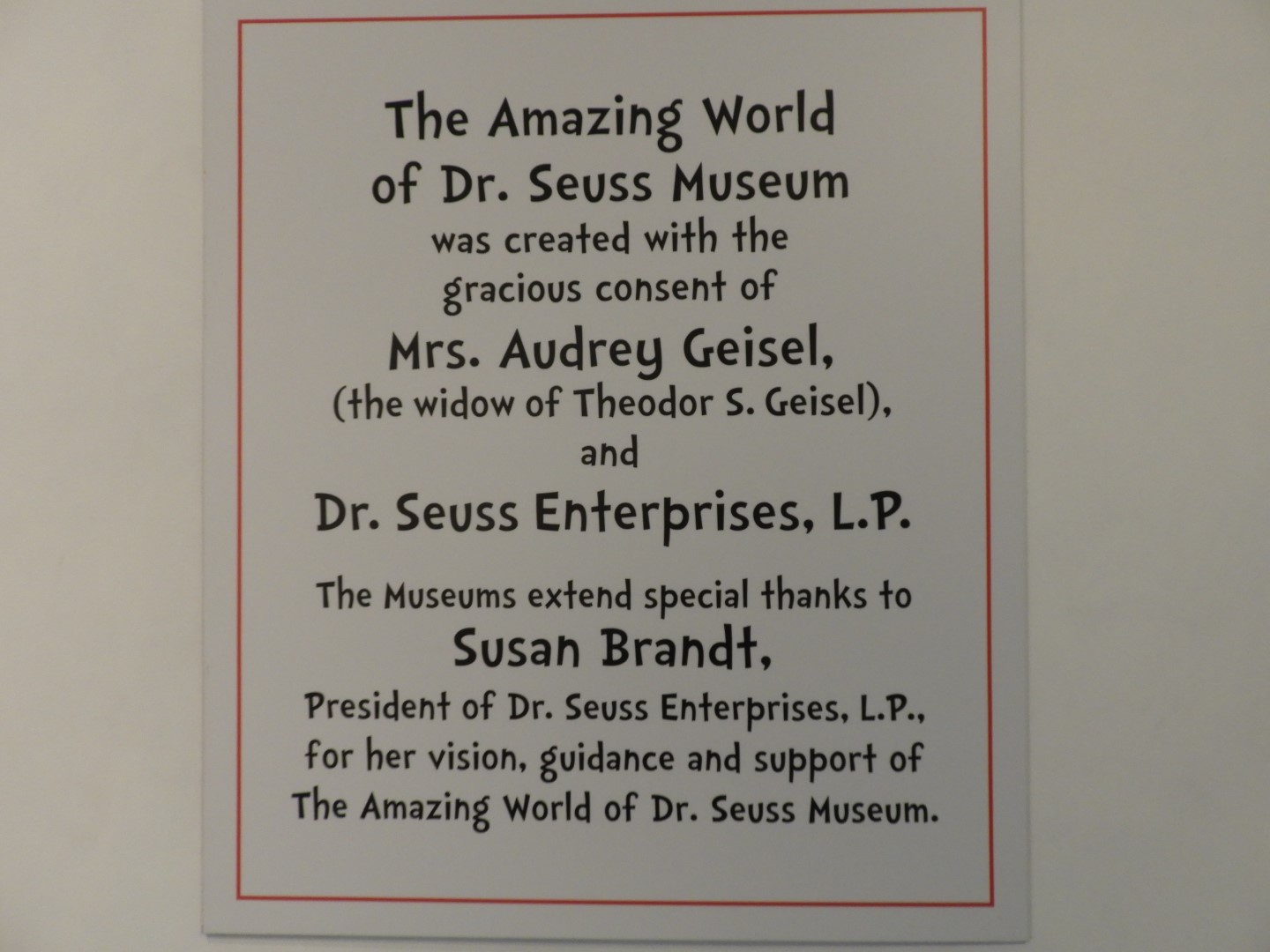 About Ted himself at Dr. Seuss Museum in Springfield MA 111 of 111 (#9199)