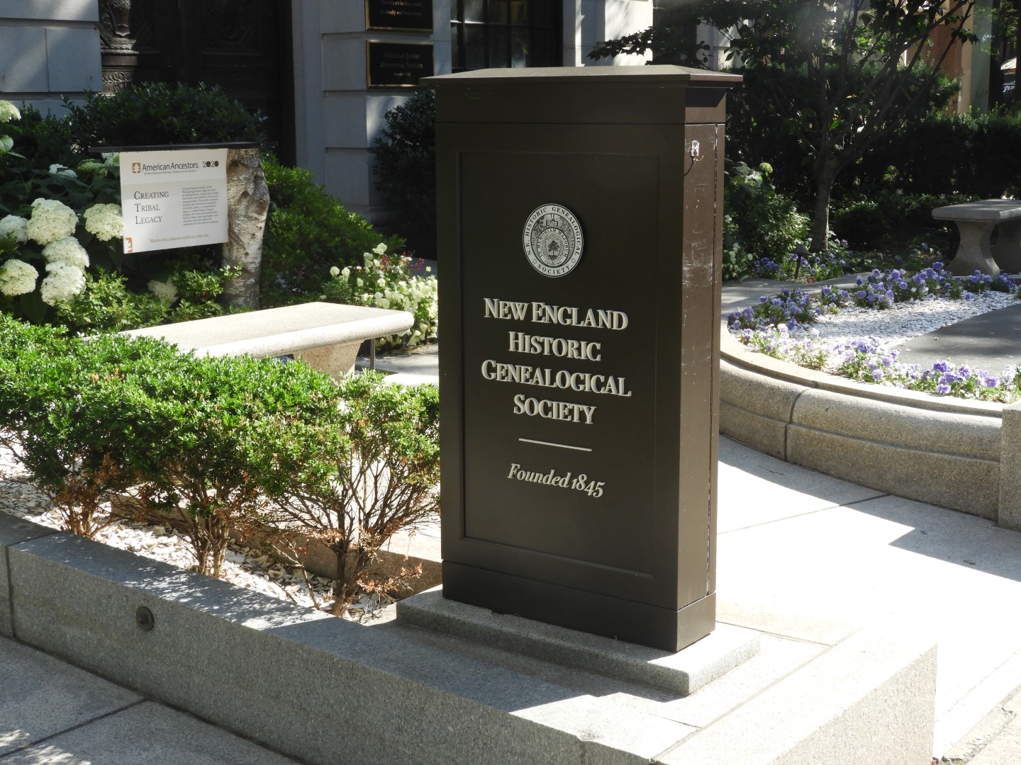 New England Historic Genealogical Society in Boston MA  1 of  4 (#9389)