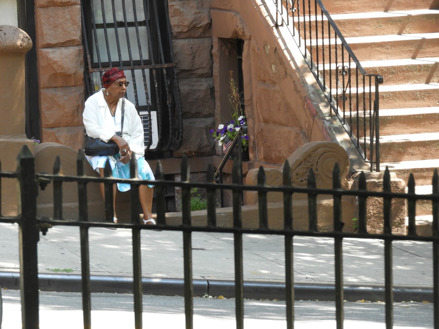 People in the park around the Hamilton-Grange National Historic Home in New York City NY 6 of  6 (#9845)