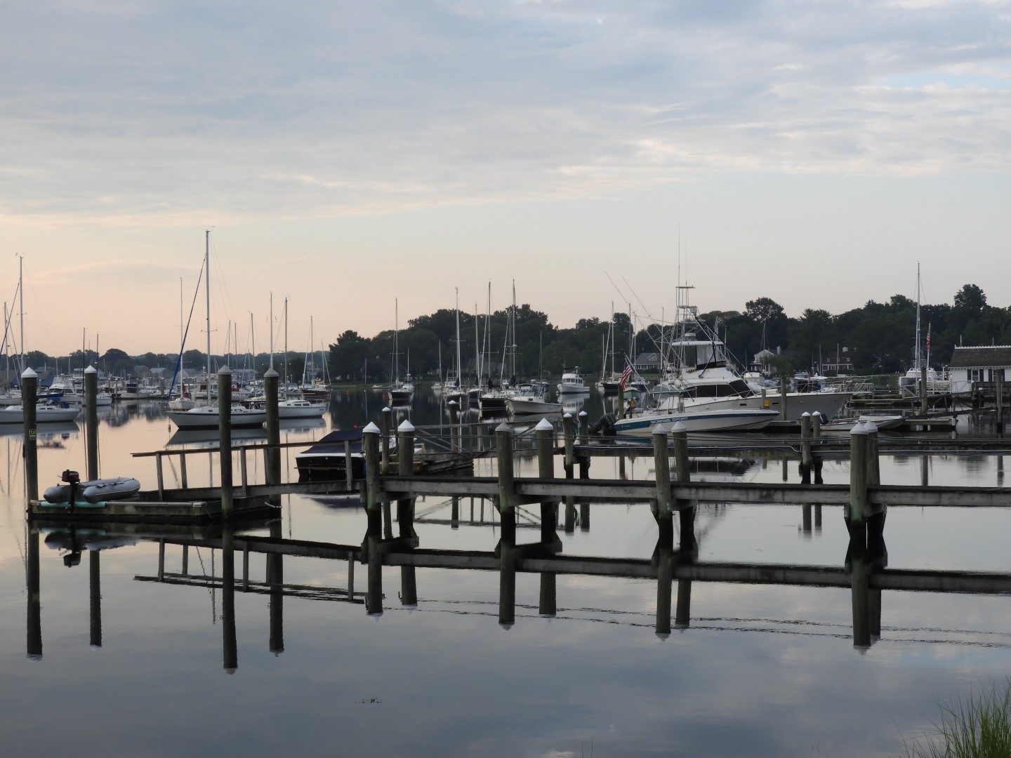 Boats in harbor near Roger Williams National Monument in Providence RI 2 of  6 (#9945)