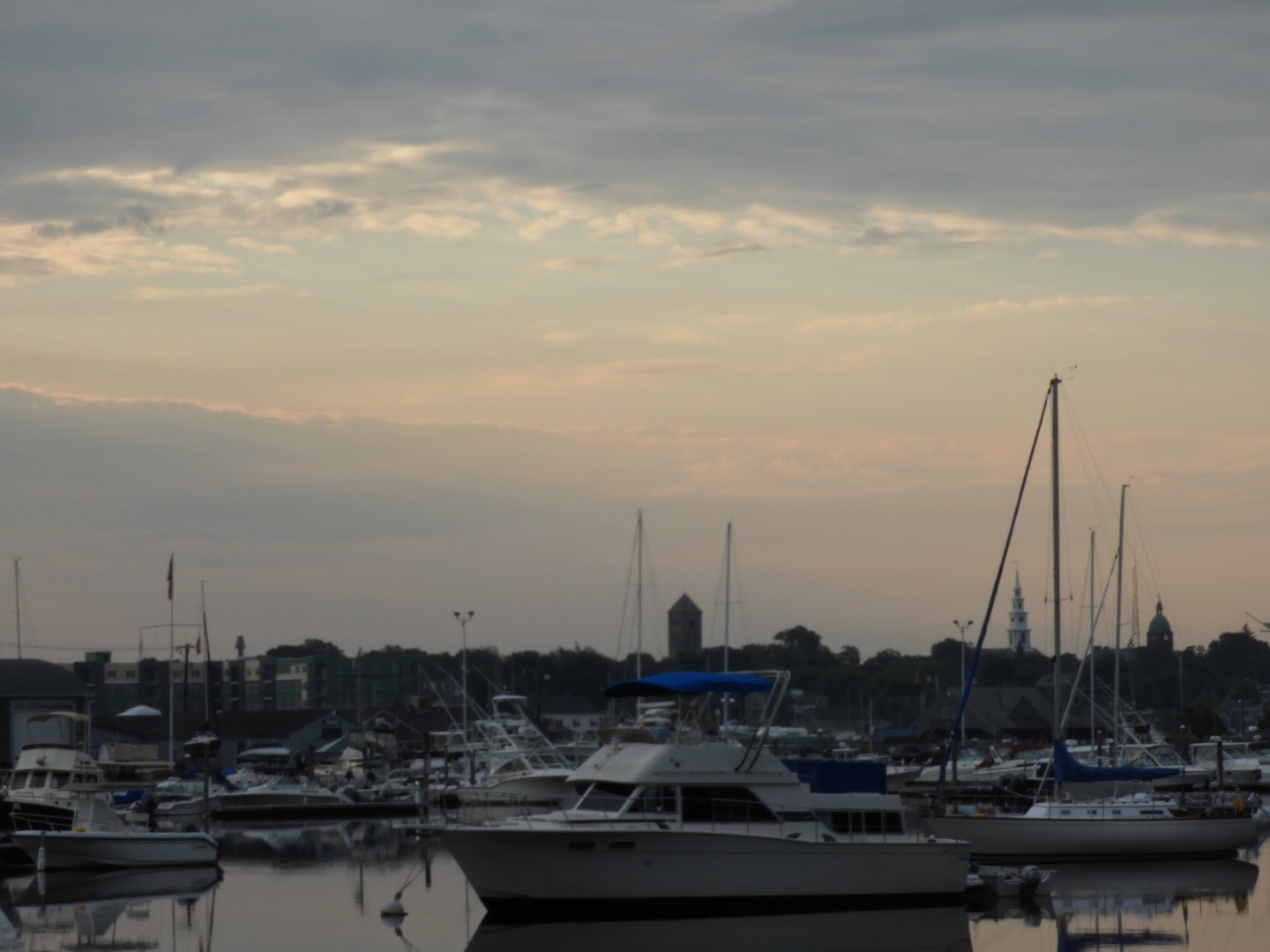 Boats in harbor near Roger Williams National Monument in Providence RI 3 of  6 (#9946)