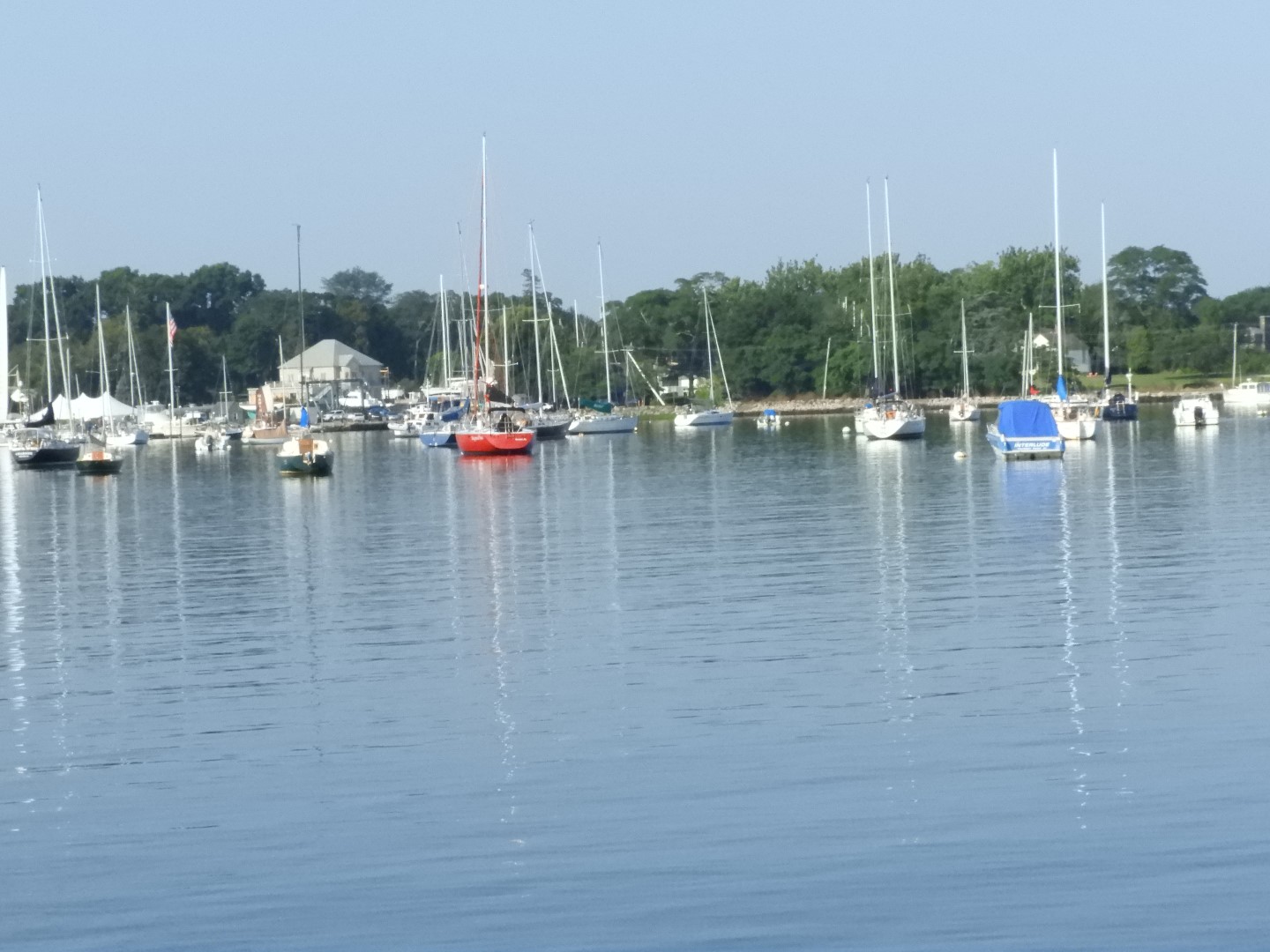 Boats in harbor near Roger Williams National Monument in Providence RI 6 of  6 (#9965)