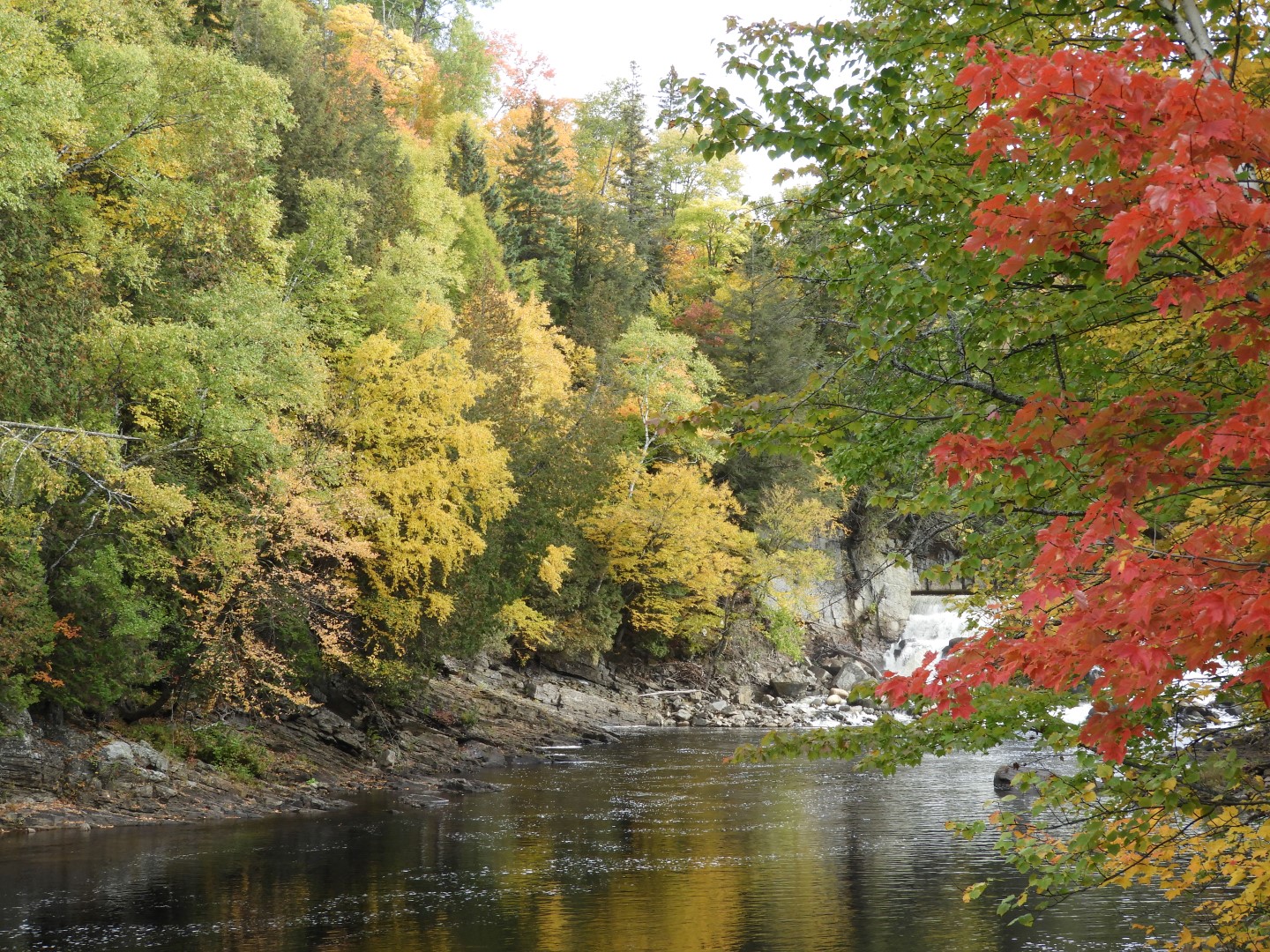 Canyon Sainte Anne northeast of Quebec City CN 13 of 57 (#0279)