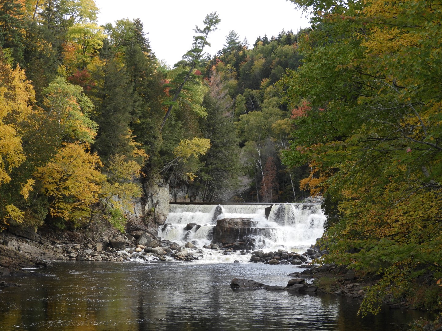 Canyon Sainte Anne northeast of Quebec City CN 14 of 57 (#0280)