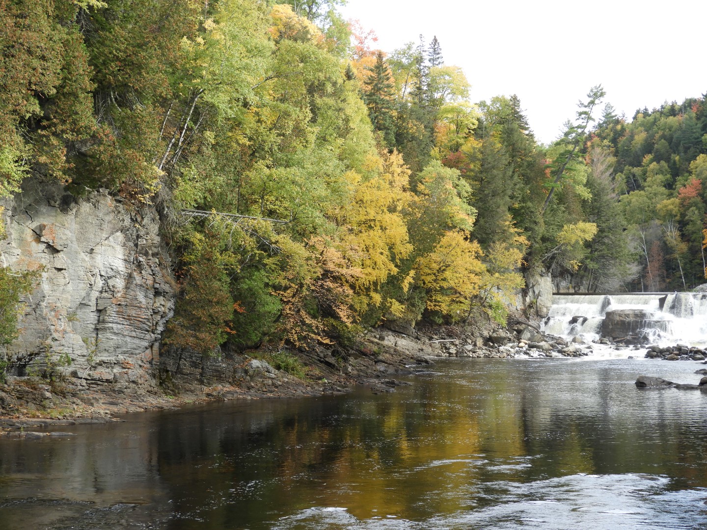 Canyon Sainte Anne northeast of Quebec City CN 18 of 57 (#0284)