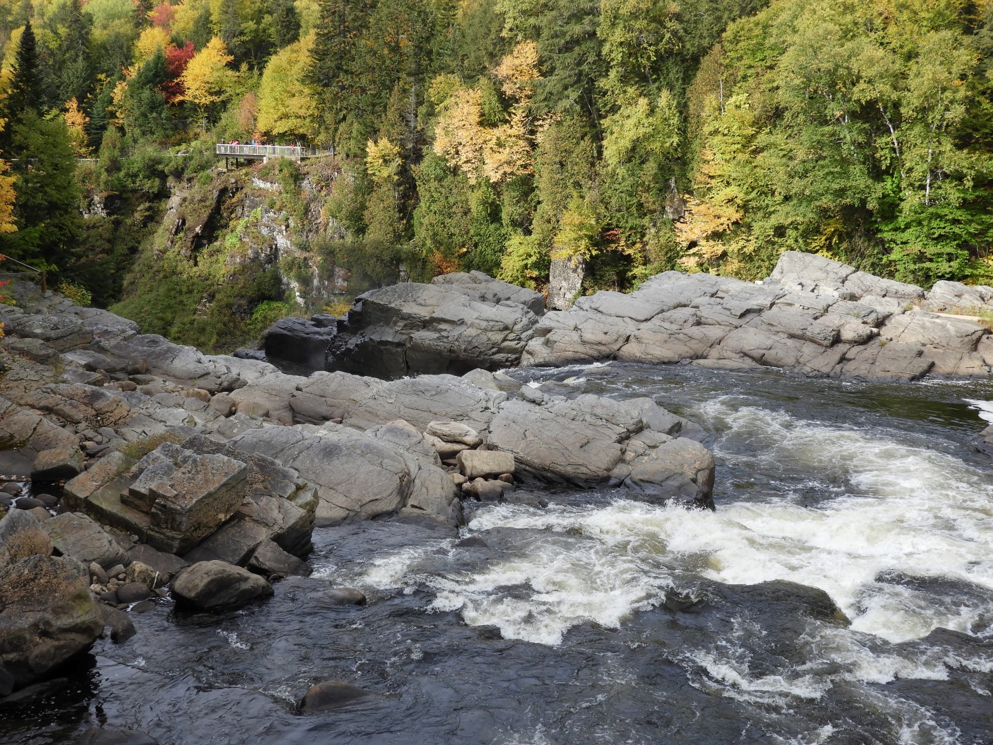 Canyon Sainte Anne northeast of Quebec City CN 19 of 57 (#0285)