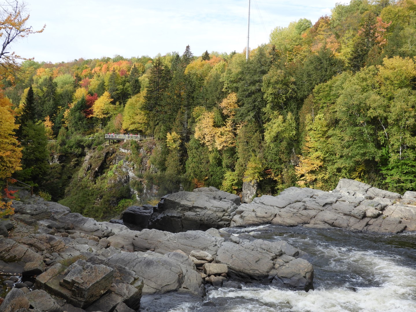 Canyon Sainte Anne northeast of Quebec City CN 20 of 57 (#0286)
