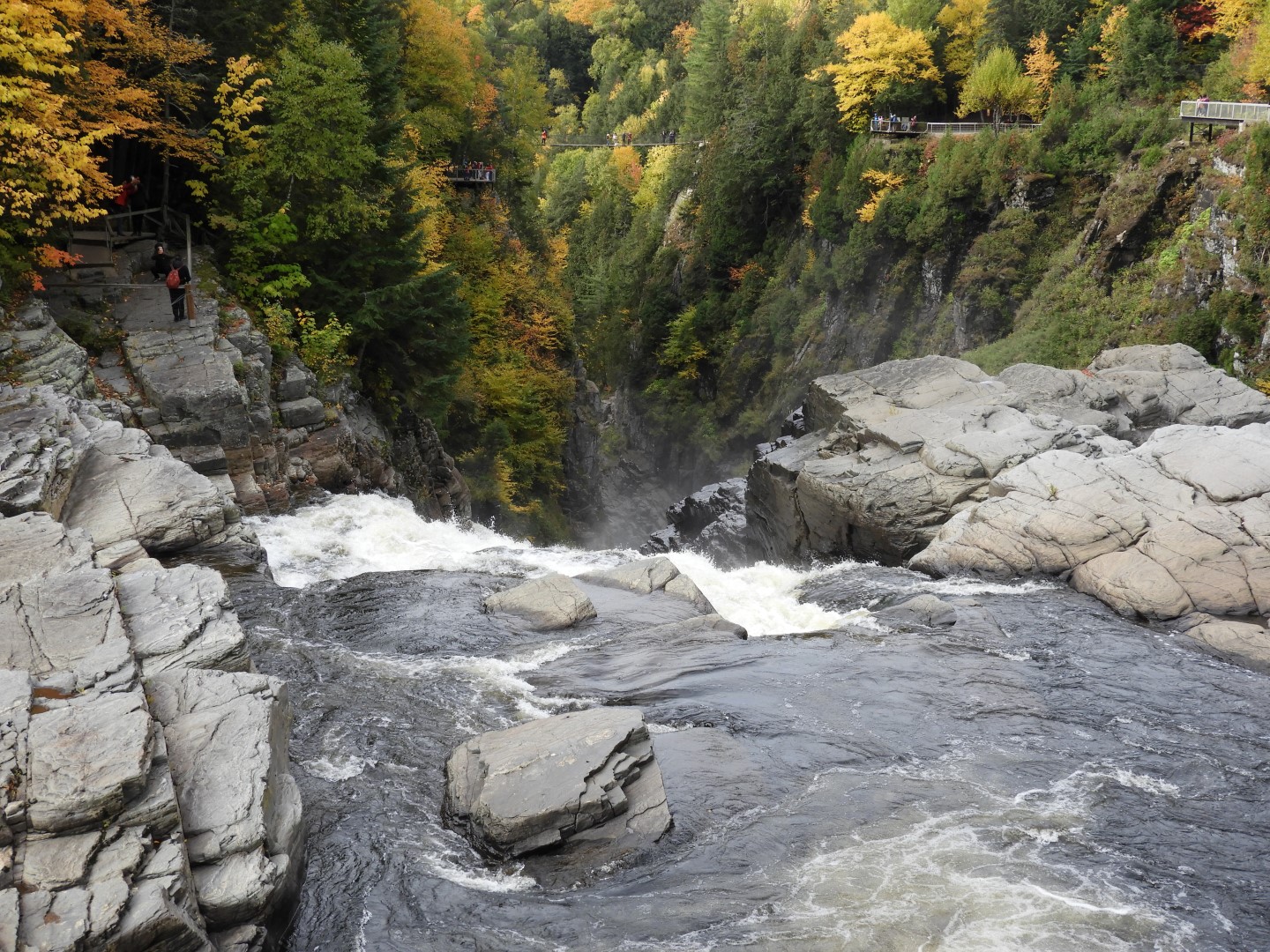 Canyon Sainte Anne northeast of Quebec City CN 26 of 57 (#0292)