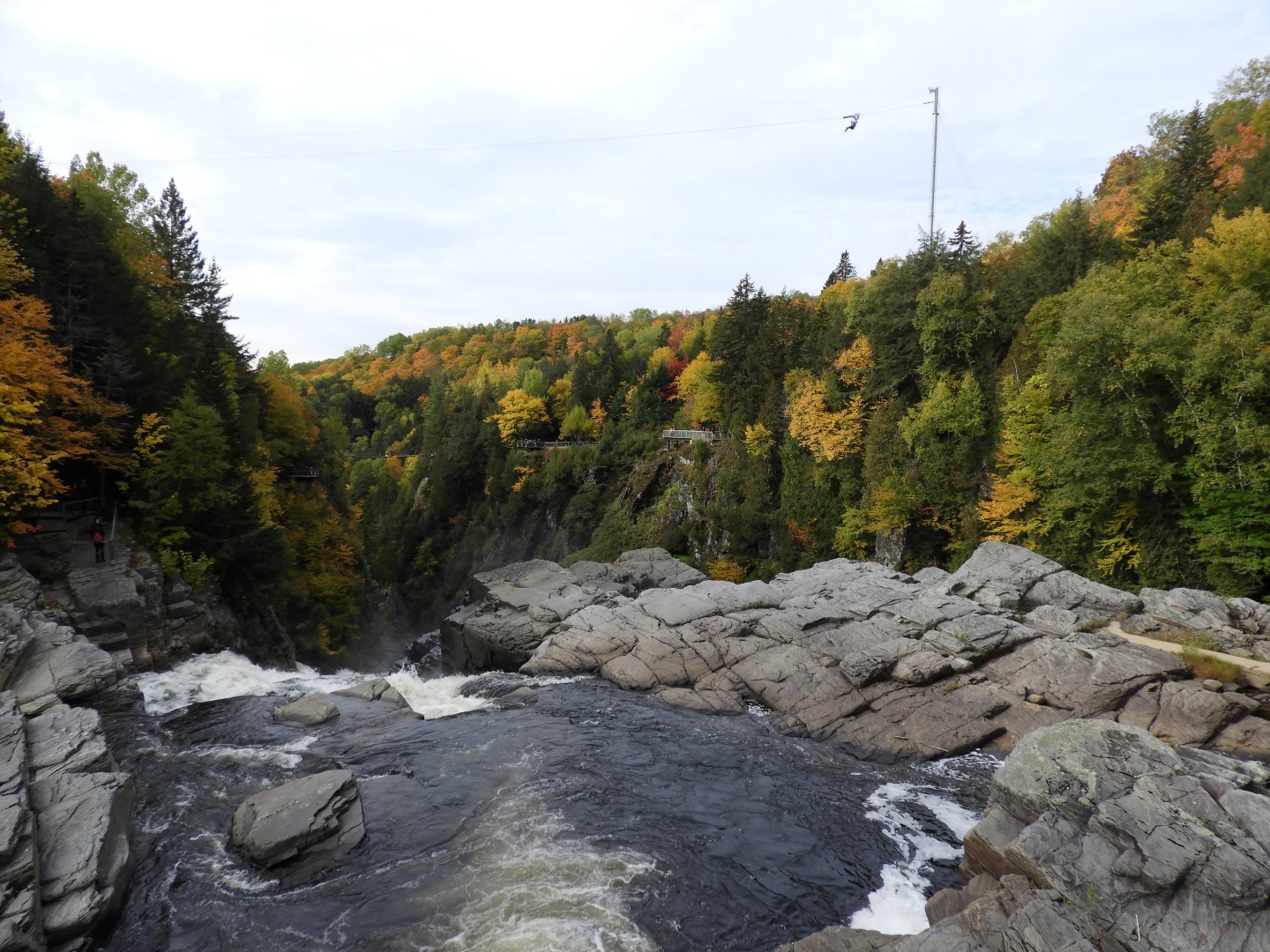 Canyon Sainte Anne northeast of Quebec City CN 28 of 57 (#0294)