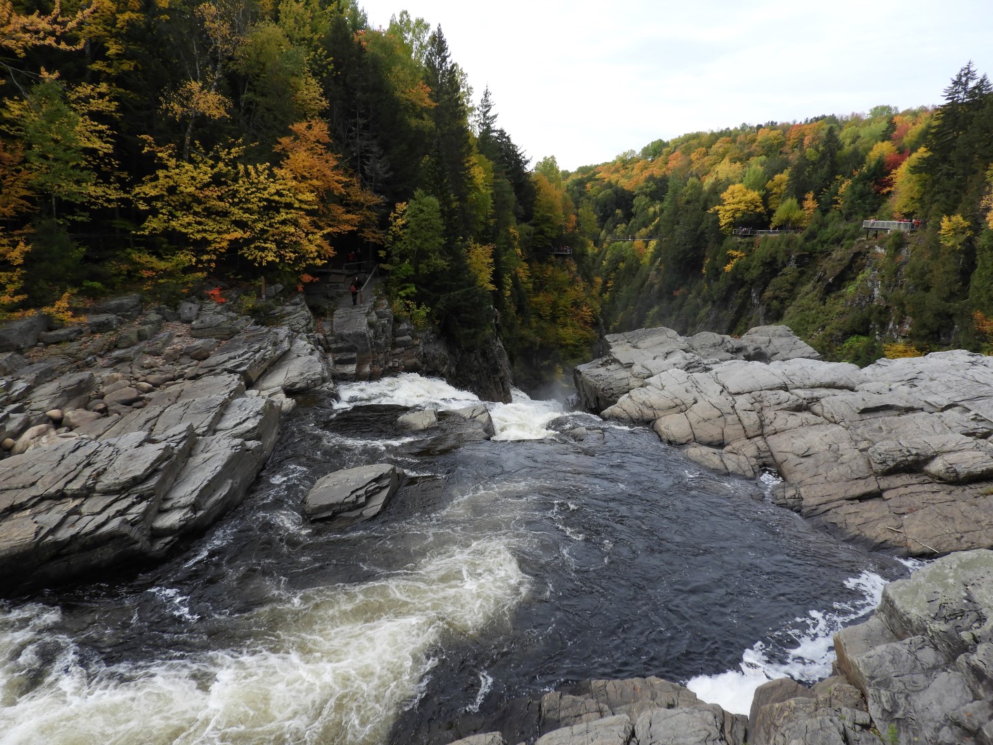 Canyon Sainte Anne northeast of Quebec City CN 29 of 57 (#0295)