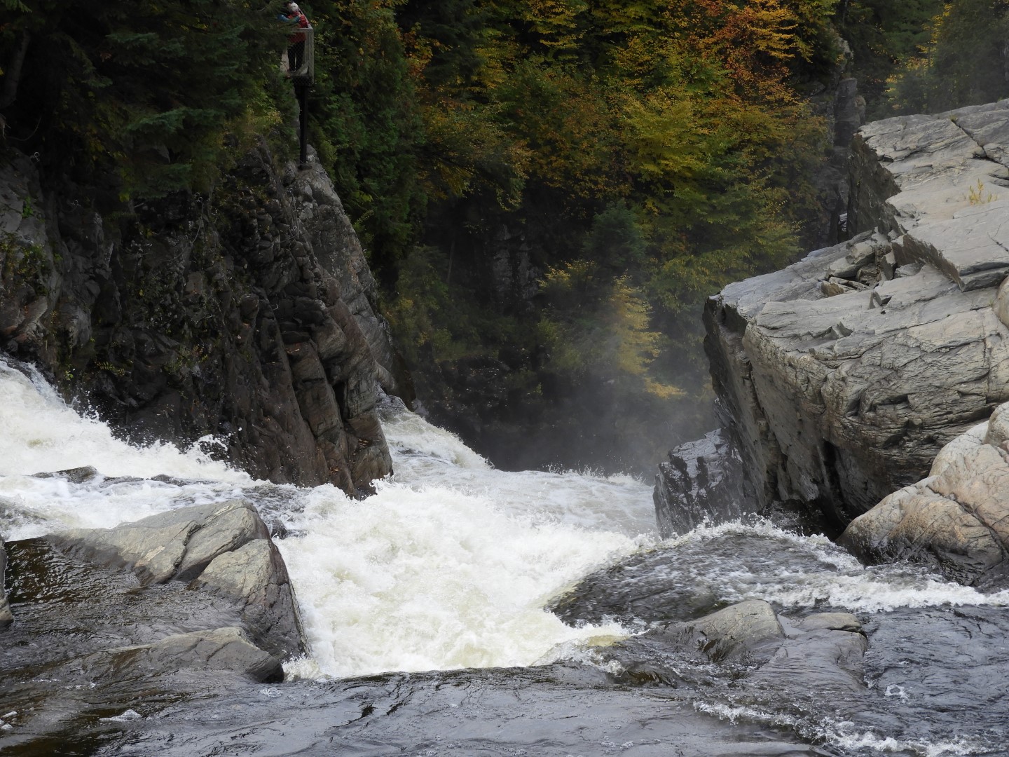 Canyon Sainte Anne northeast of Quebec City CN 30 of 57 (#0296)