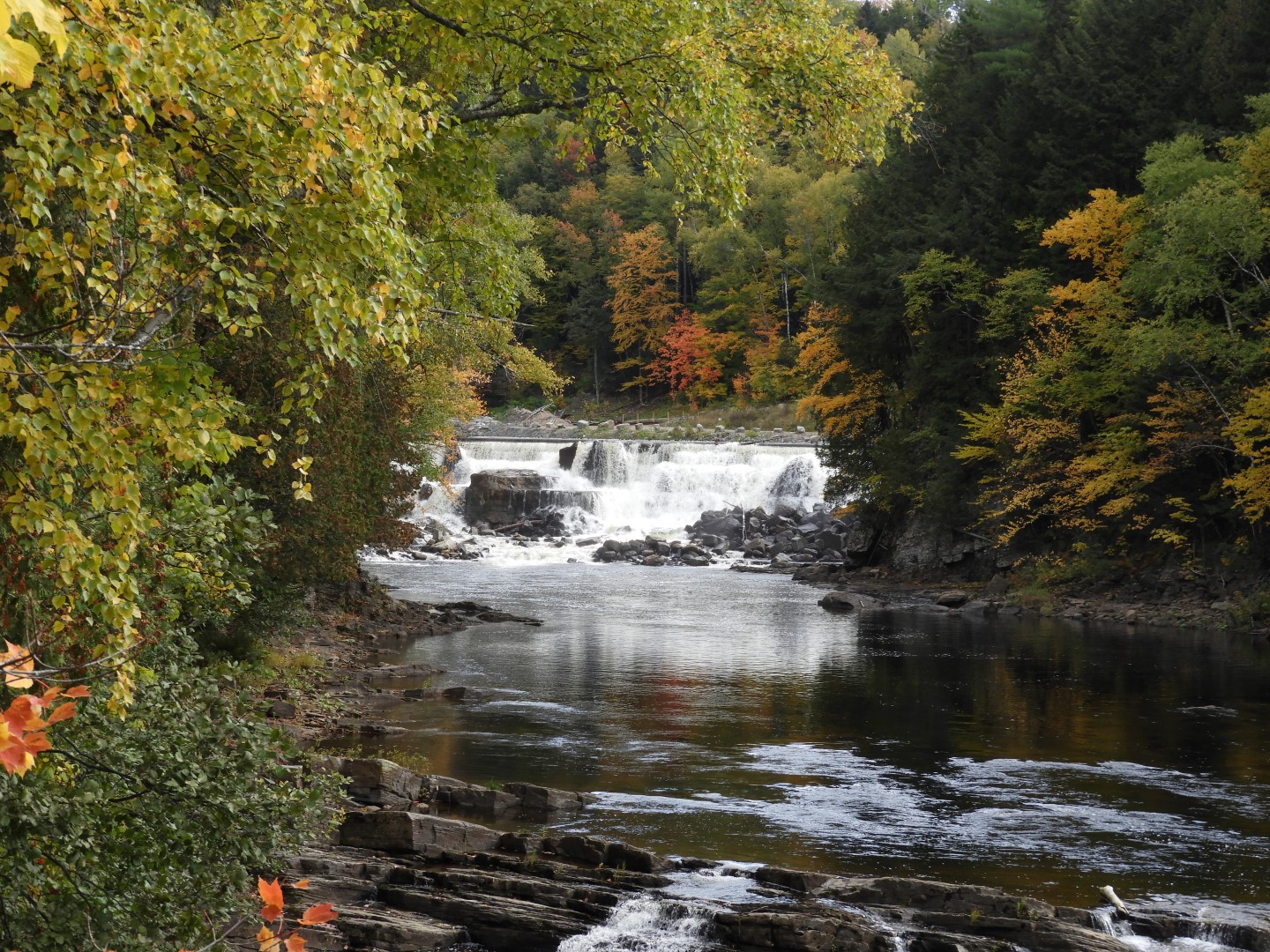 Canyon Sainte Anne northeast of Quebec City CN 31 of 57 (#0297)