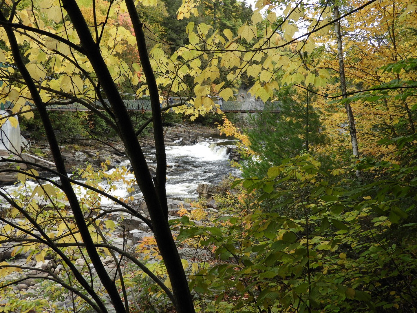 Canyon Sainte Anne northeast of Quebec City CN 53 of 57 (#0319)