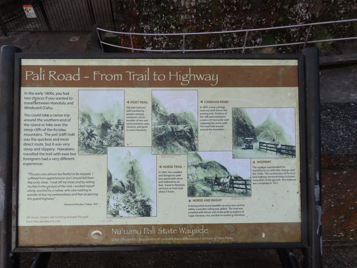 Nuuana Pali Lookout north of Honolulu  8 of 13 (#0135)