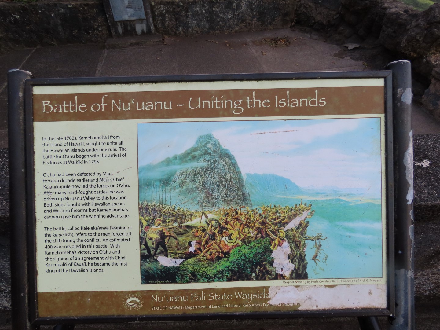 Nuuana Pali Lookout north of Honolulu 10 of 13 (#0137)