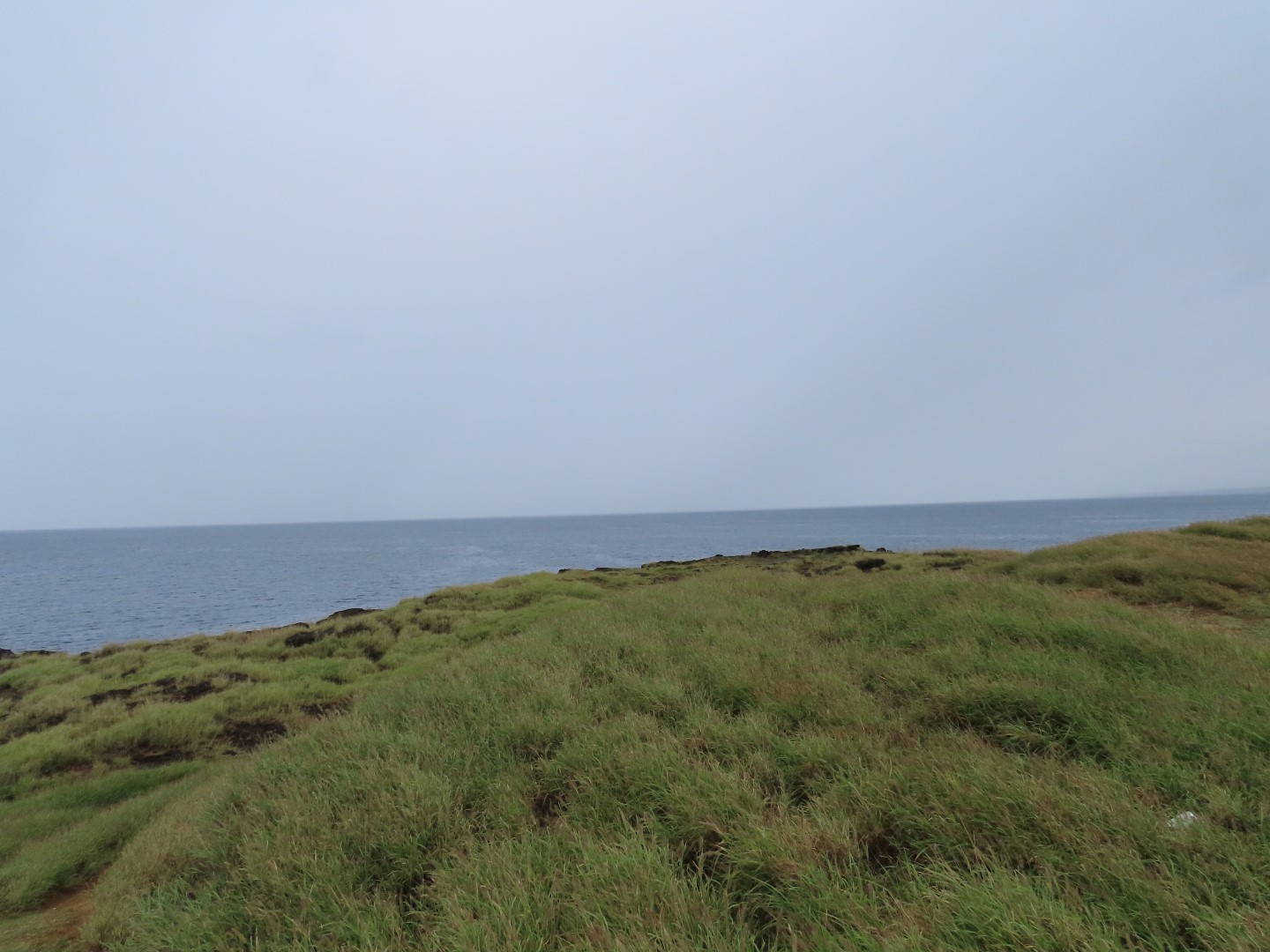 Panoramic view (right to left) at South Point Park on the Big Island of Hawaii  2 of  6 (#0355)
