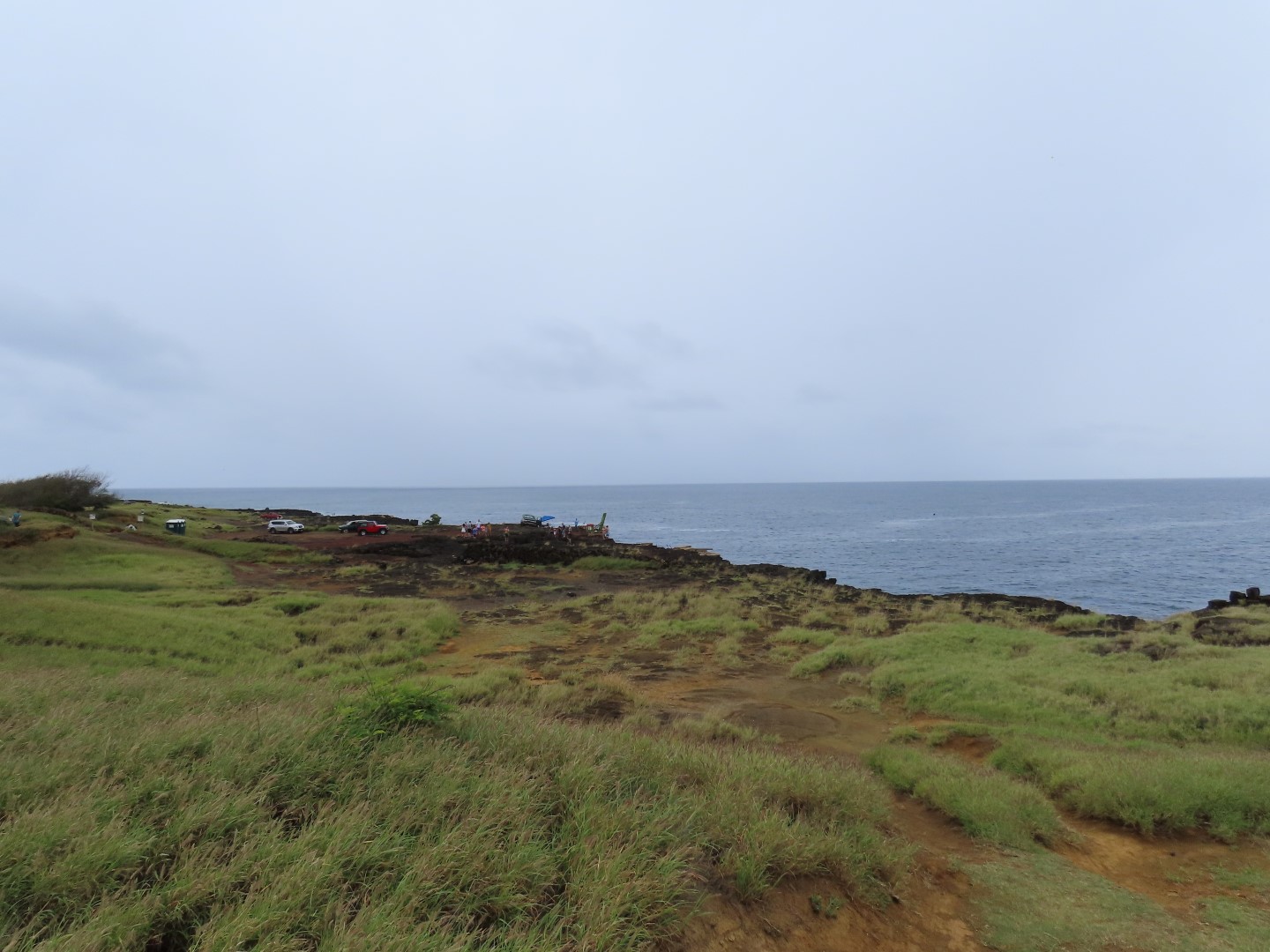 Panoramic view (right to left) at South Point Park on the Big Island of Hawaii  5 of  6 (#0358)