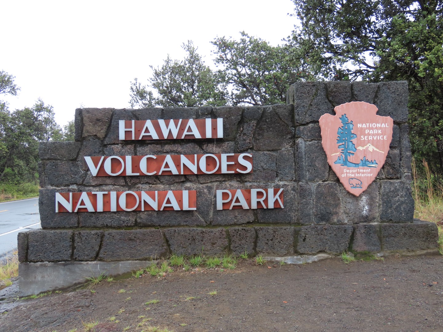 Hawaii Volcano National Park on the Big Island of Hawaii  1 of 16 (#0366)