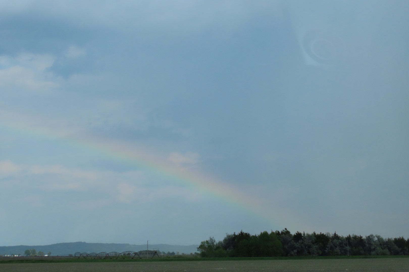 Rainbow along I-29 in western Iowa  2 of  2 (#1529)