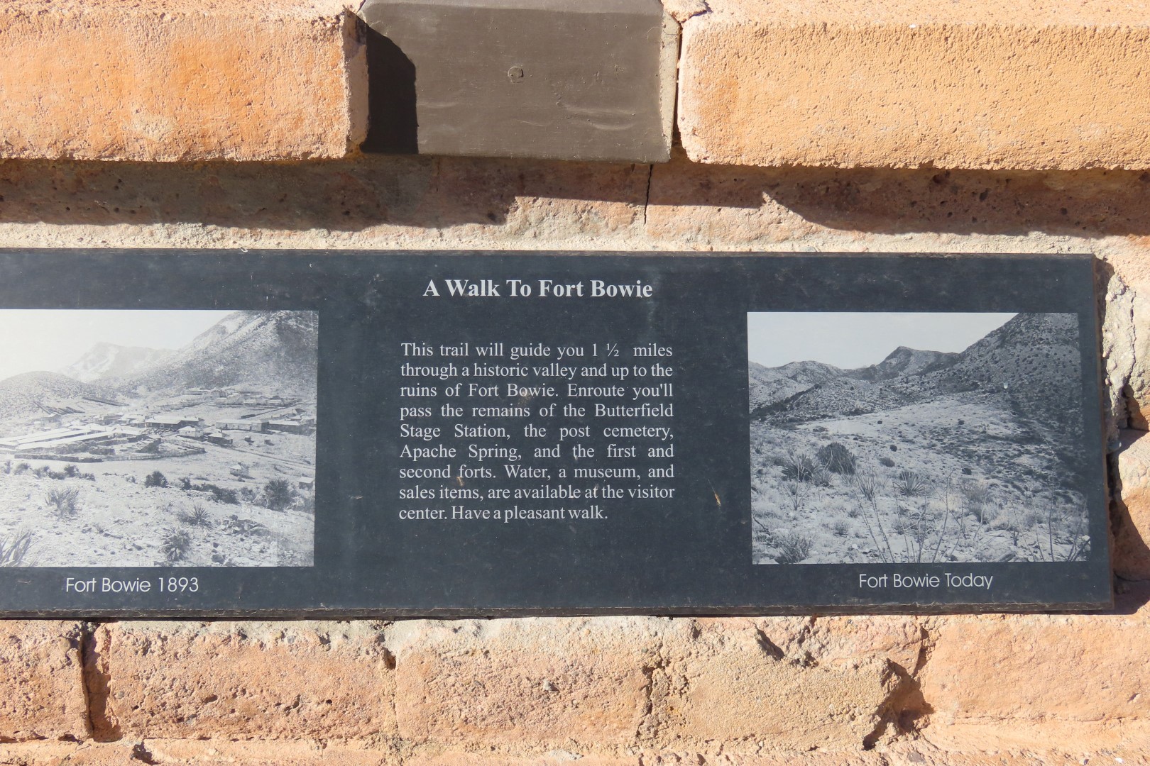 Fort Bowie National Park in southeast Arizona  3 of  7 (#1626)