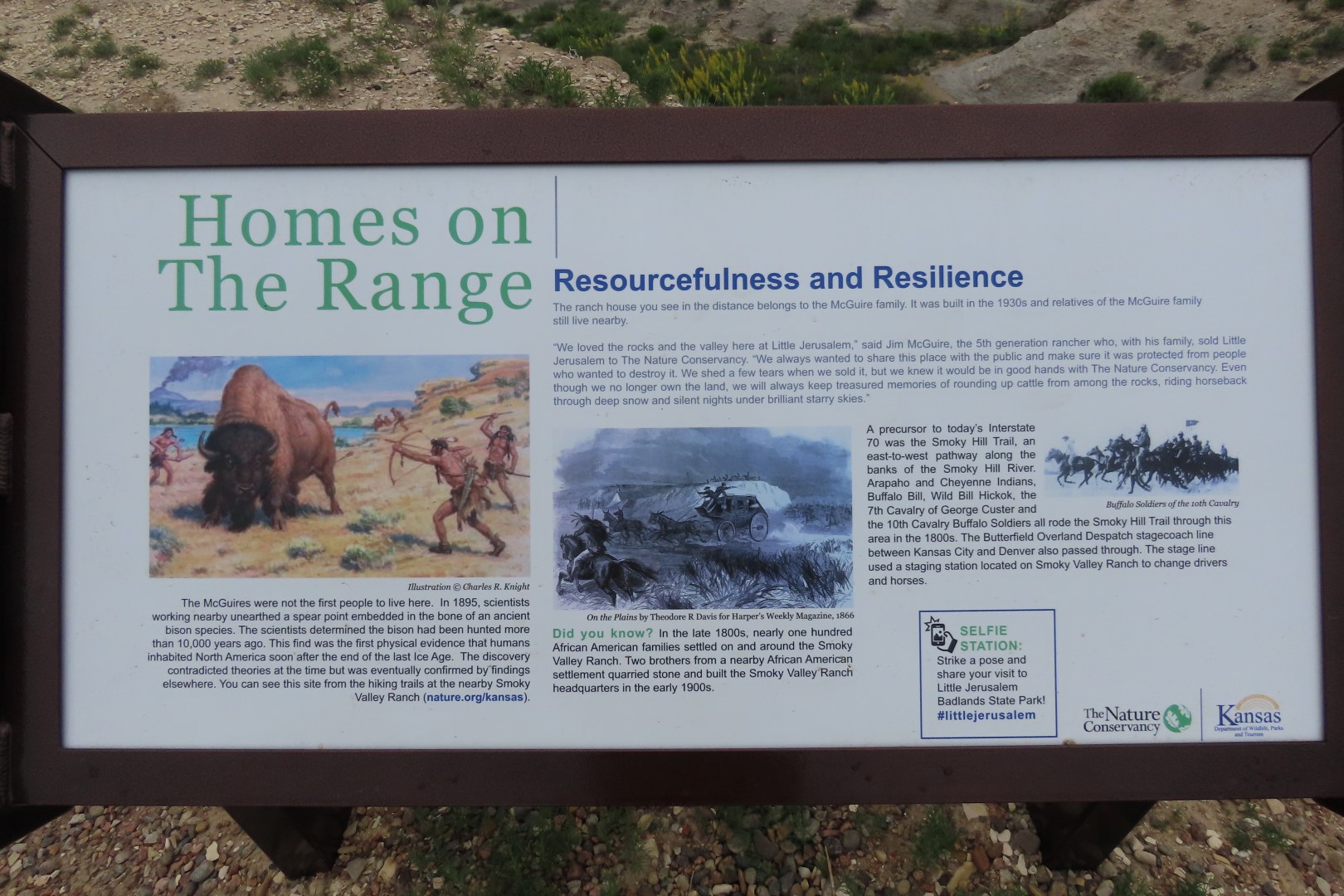 Little Jerusalem Badlands State Park in western Kansas  8 of 29 (#1806)